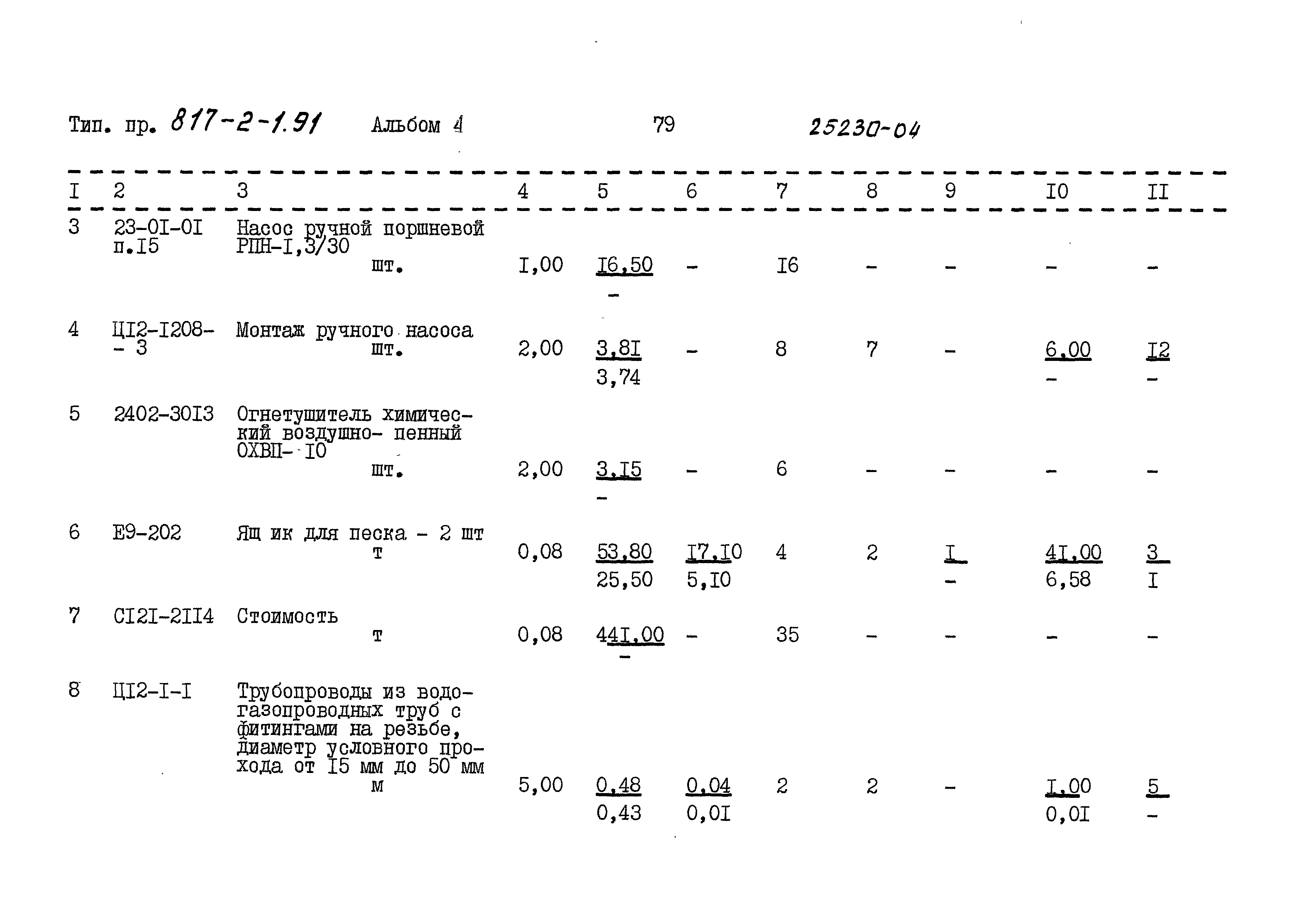 Типовой проект 817-2-1.91