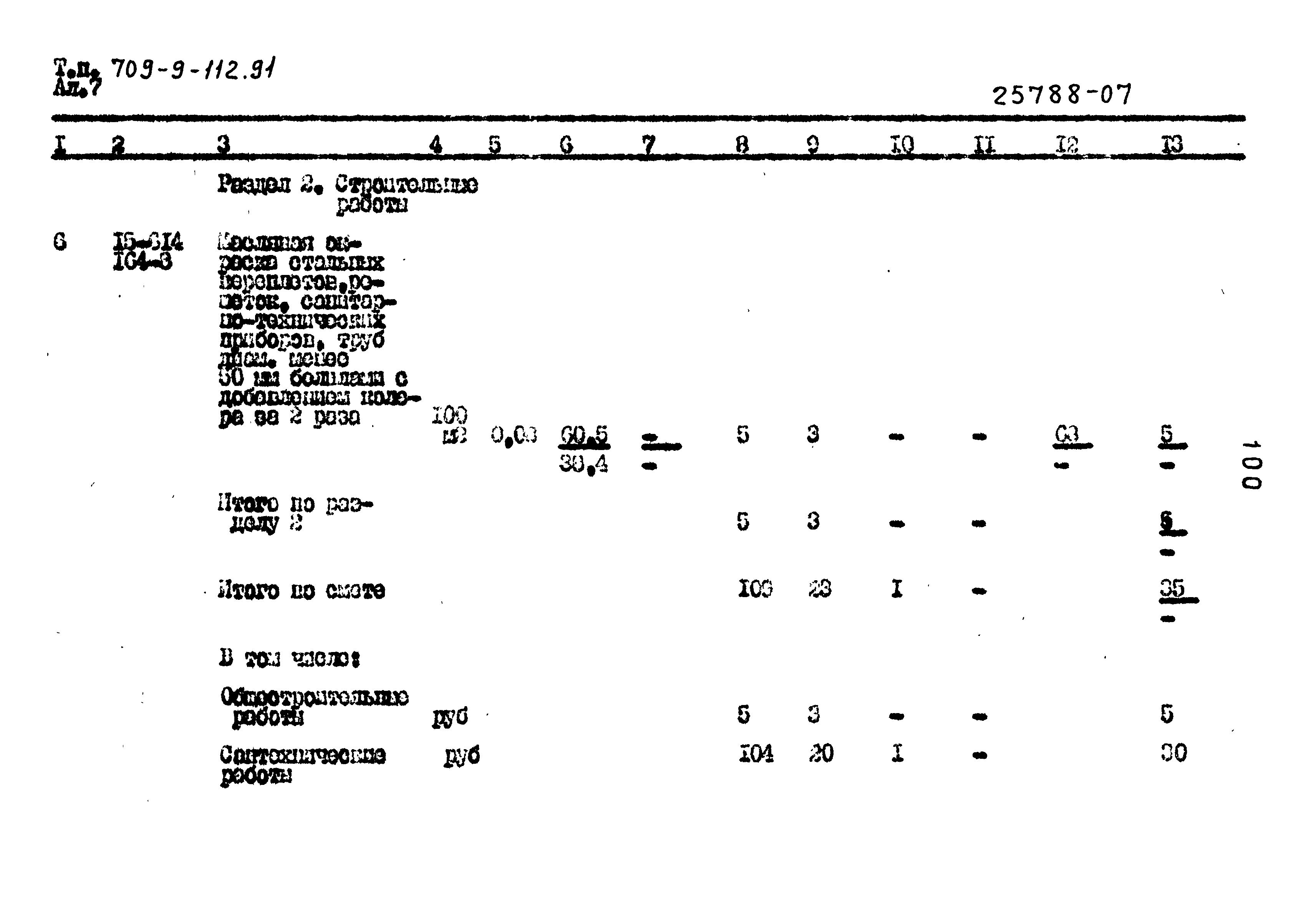 Типовой проект 709-9-112.91