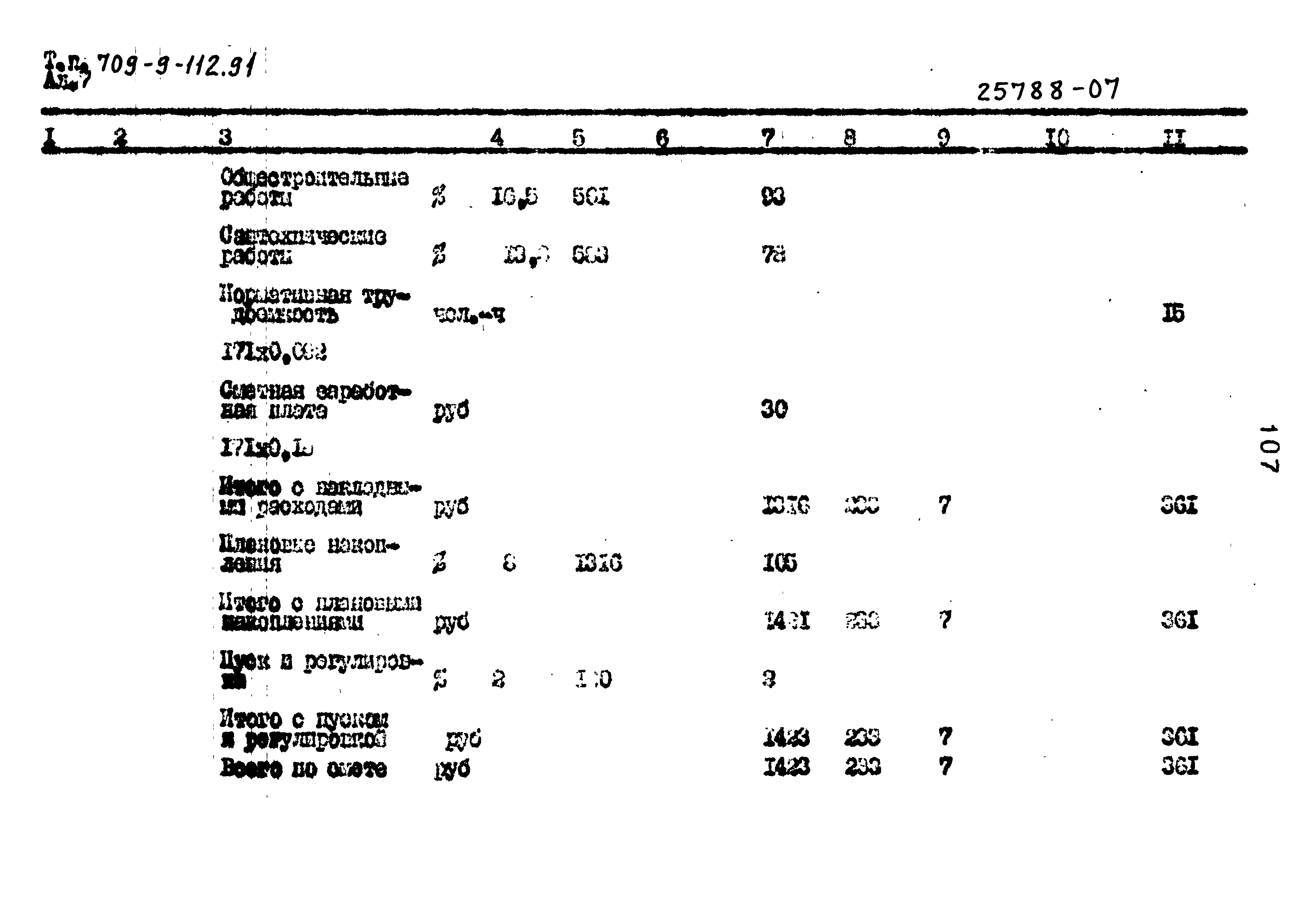 Типовой проект 709-9-112.91