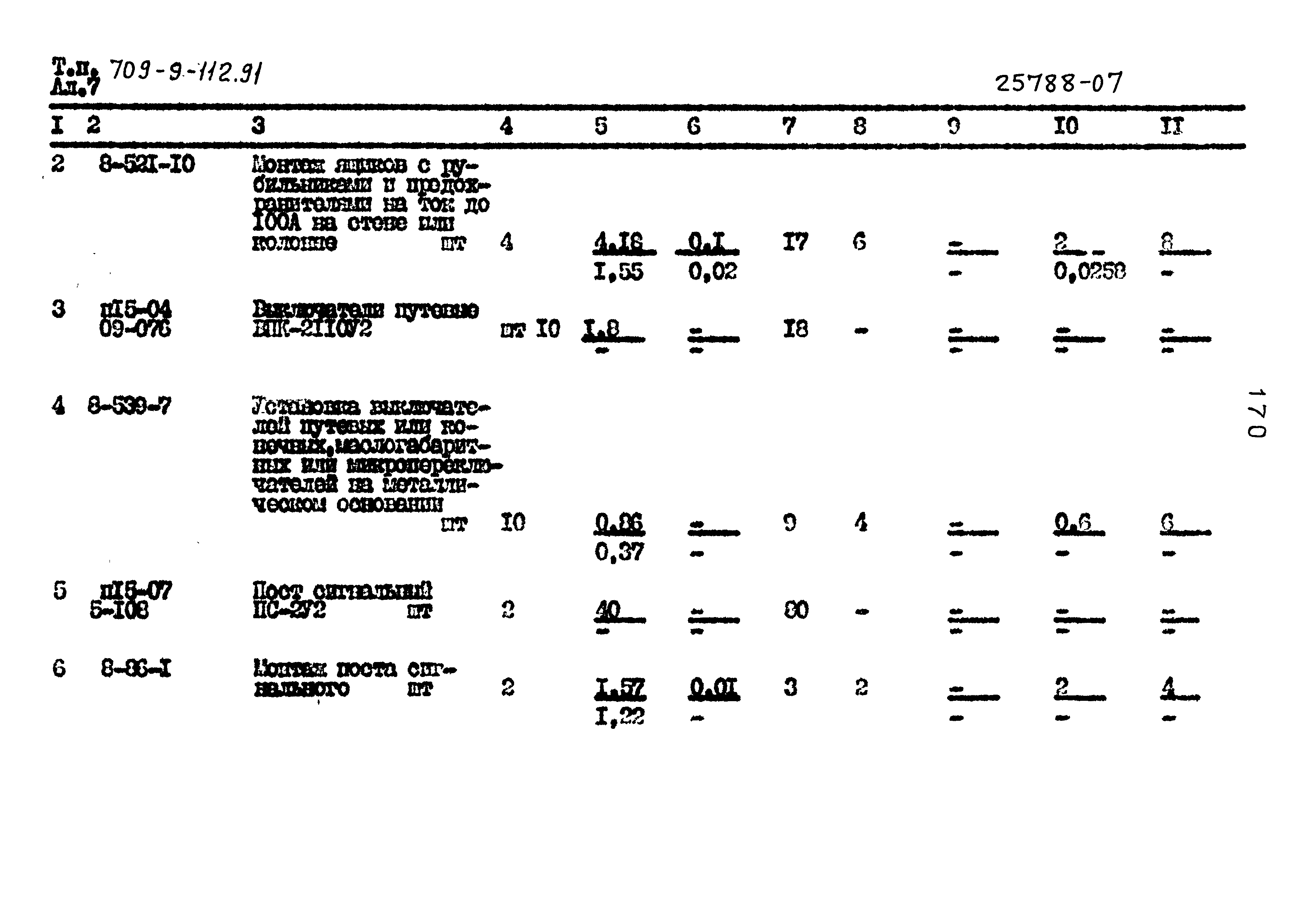 Типовой проект 709-9-112.91