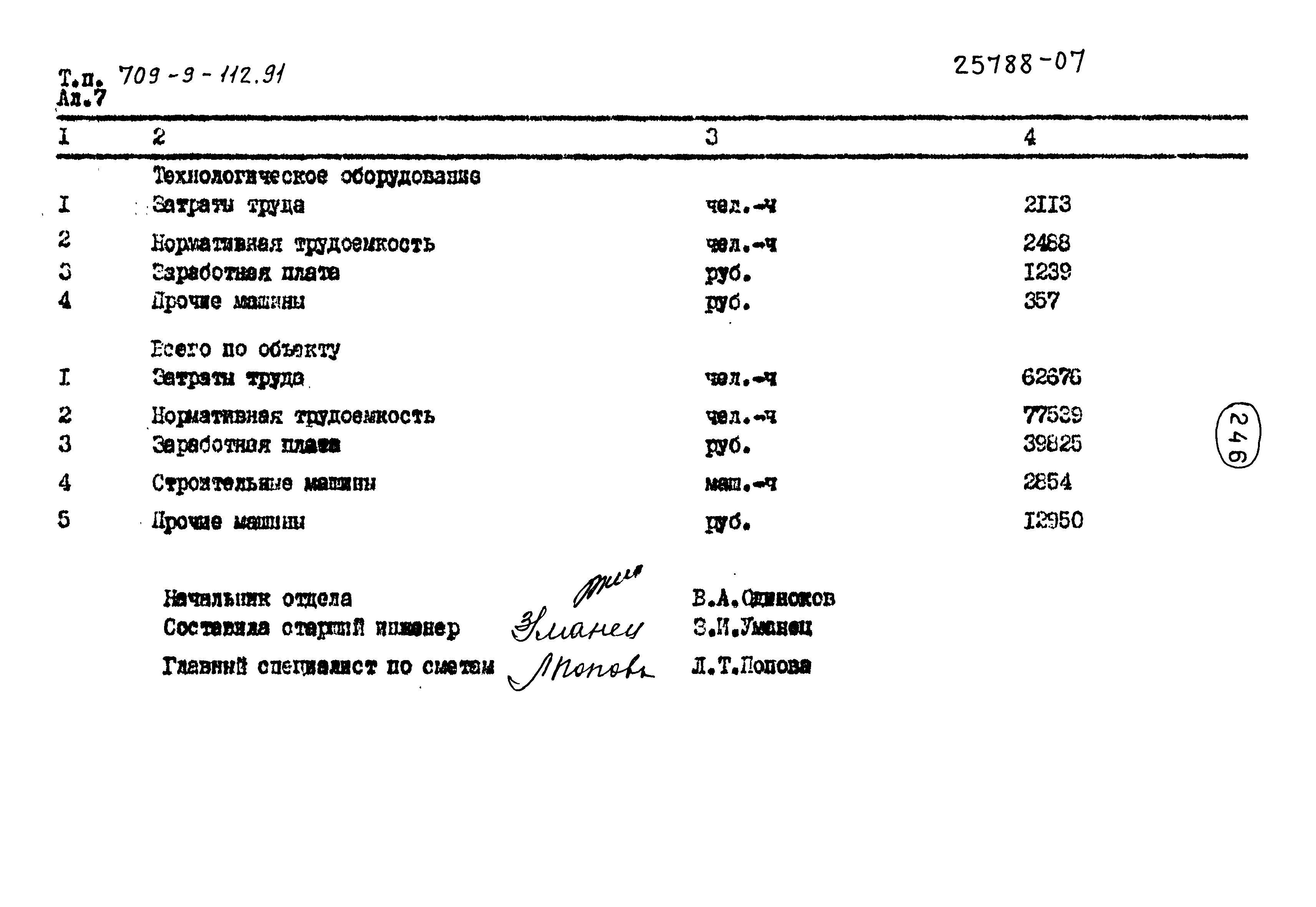 Типовой проект 709-9-112.91