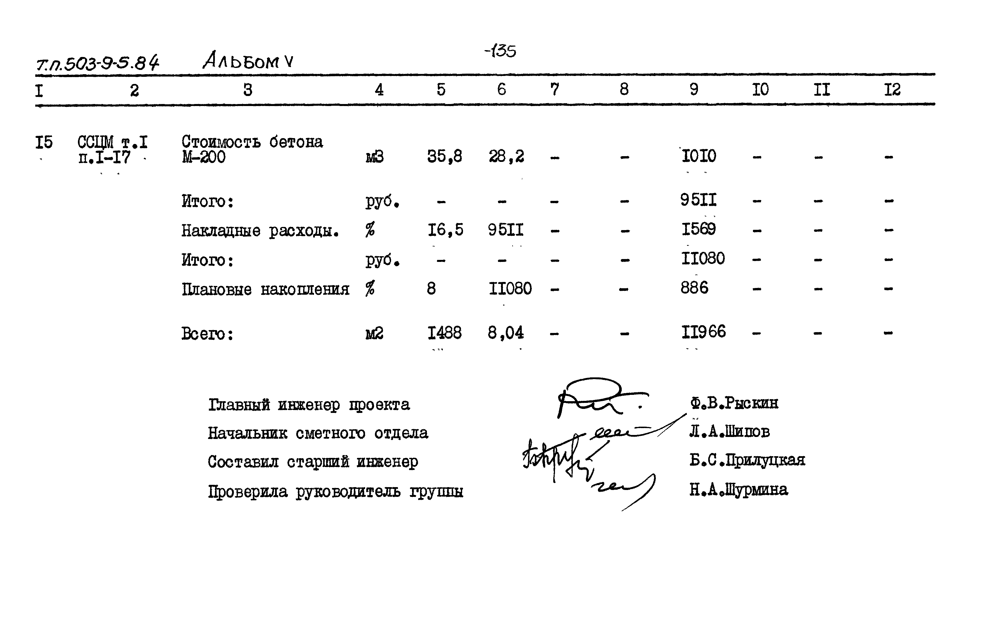 Типовой проект 503-9-5.84