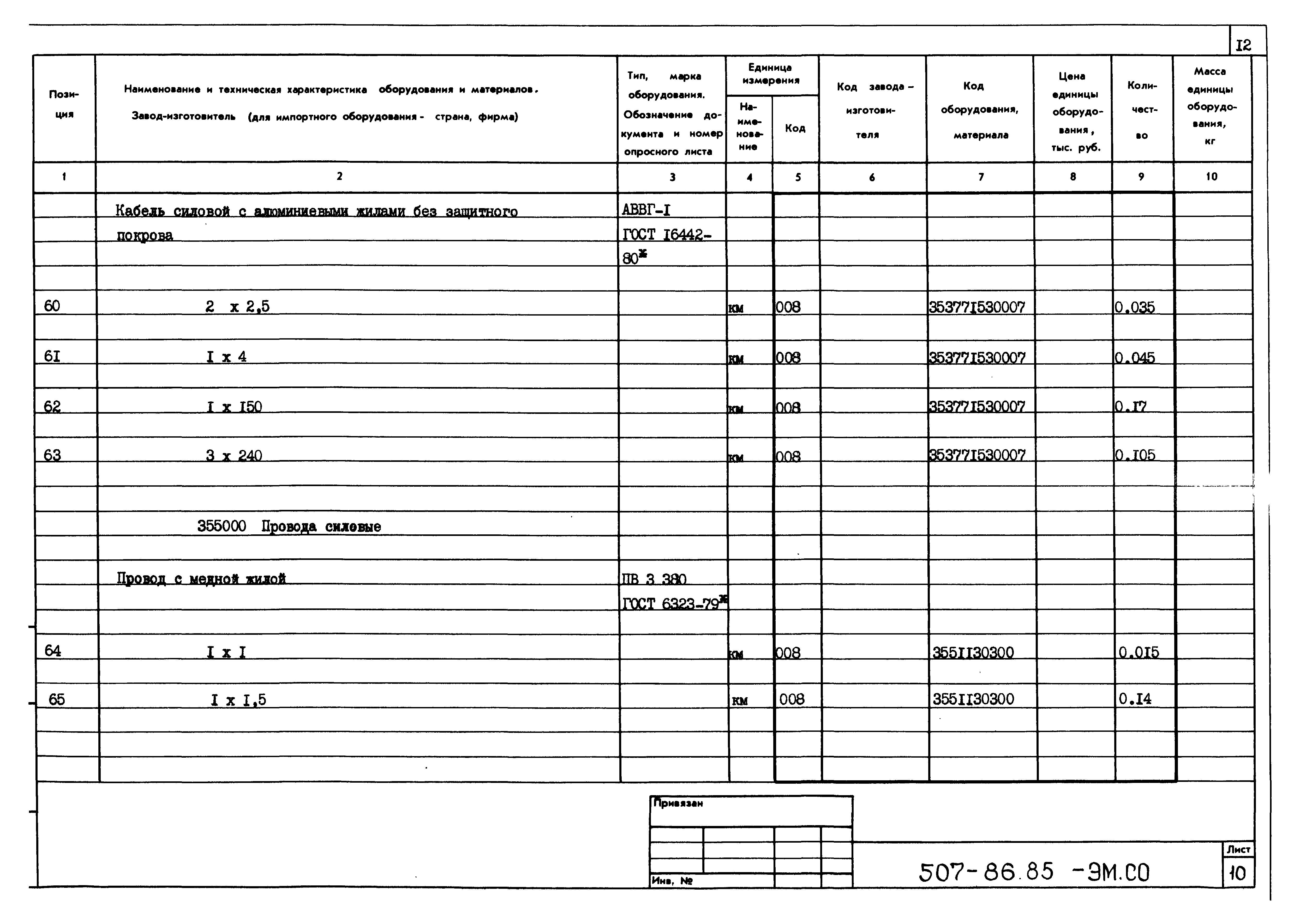 Типовой проект 507-86.85