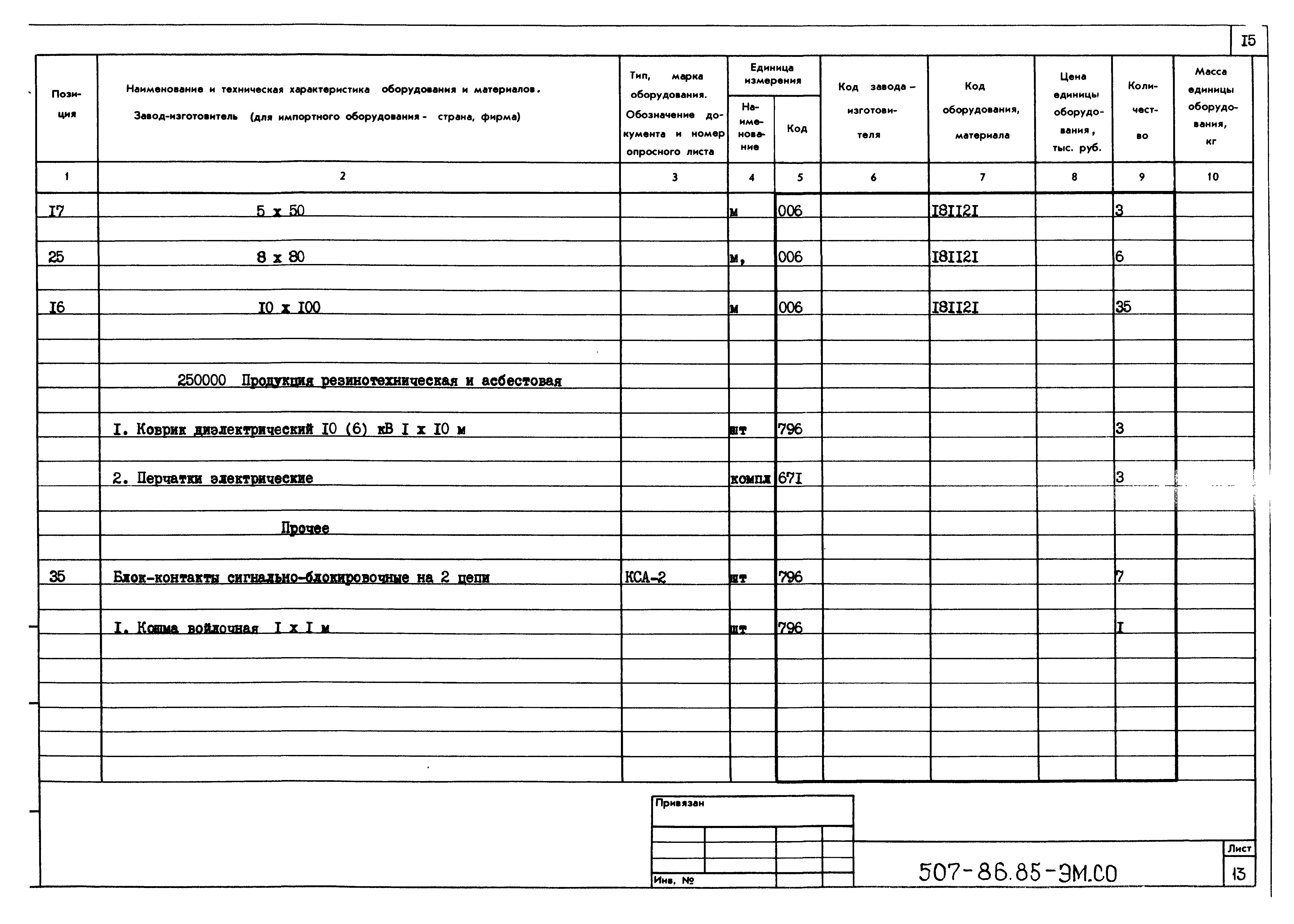 Типовой проект 507-86.85