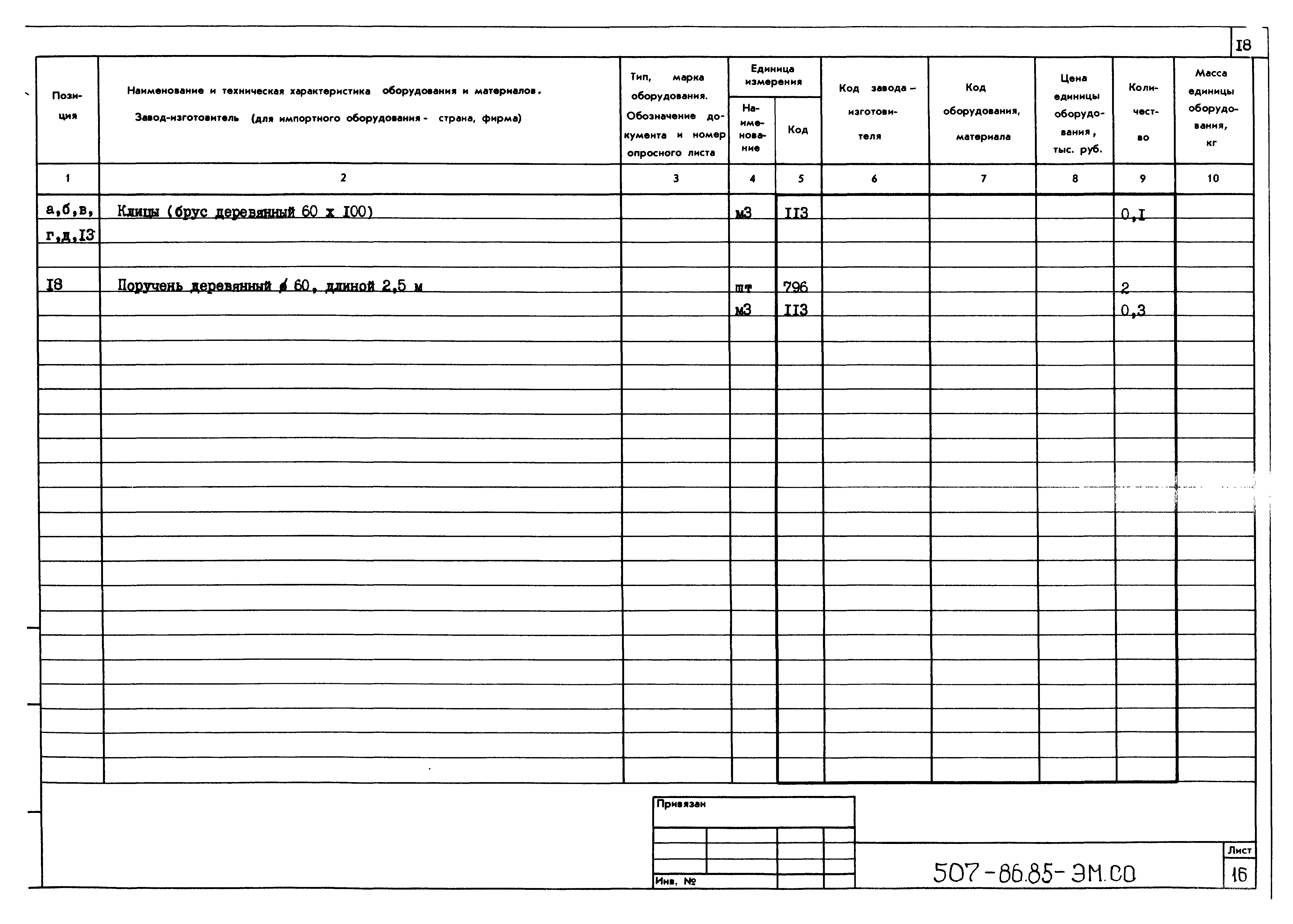 Типовой проект 507-86.85