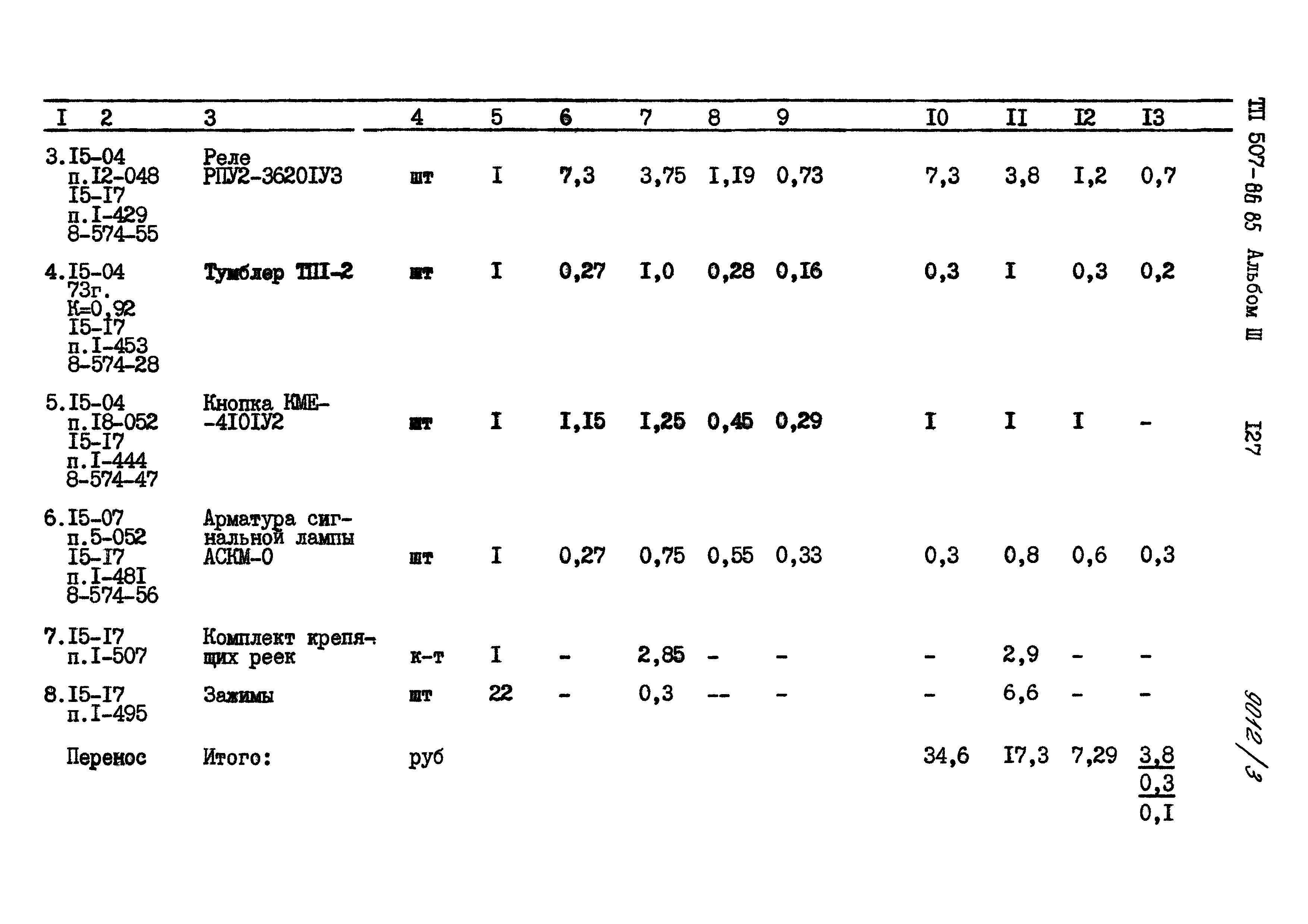 Типовой проект 507-86.85