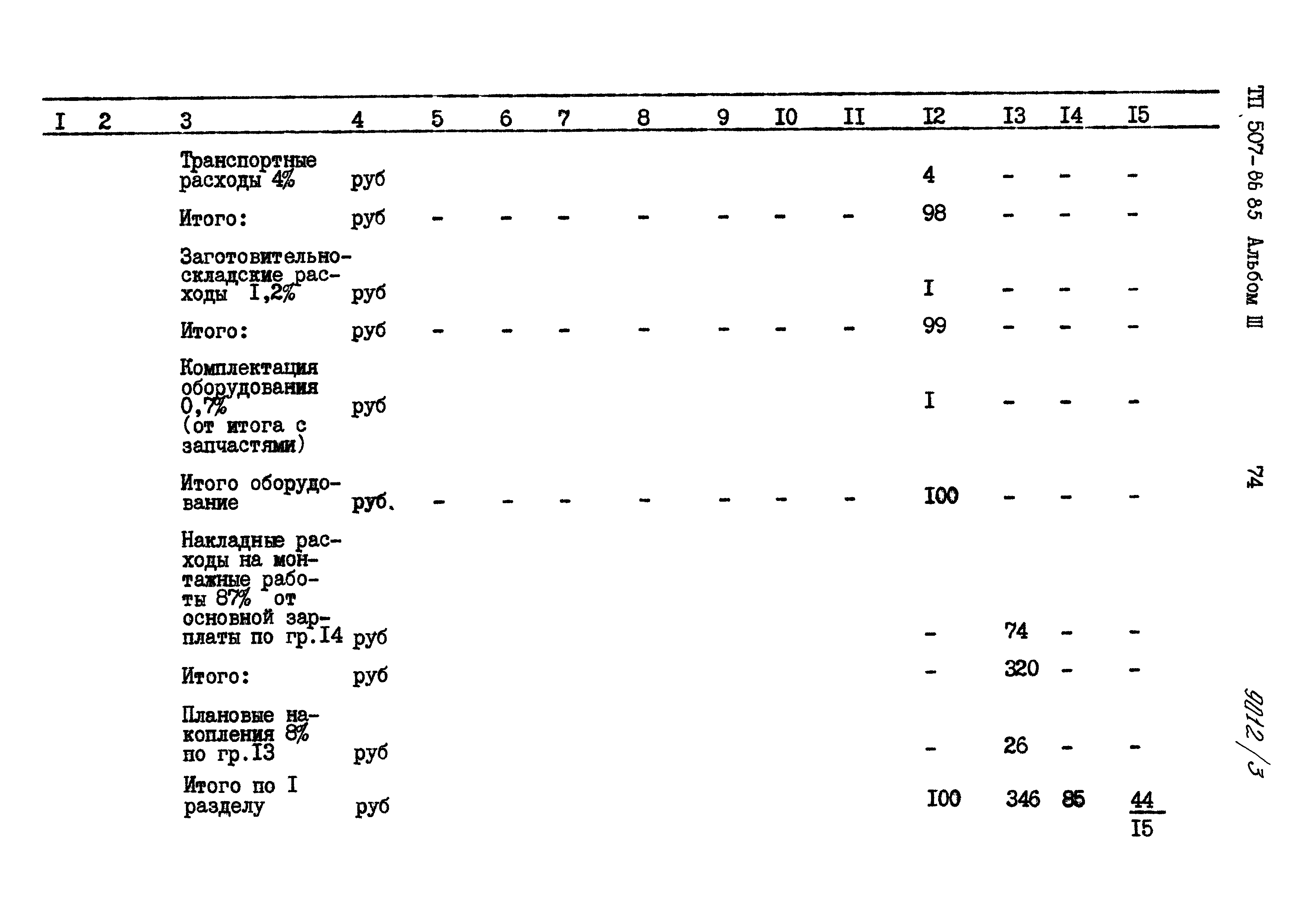 Типовой проект 507-86.85