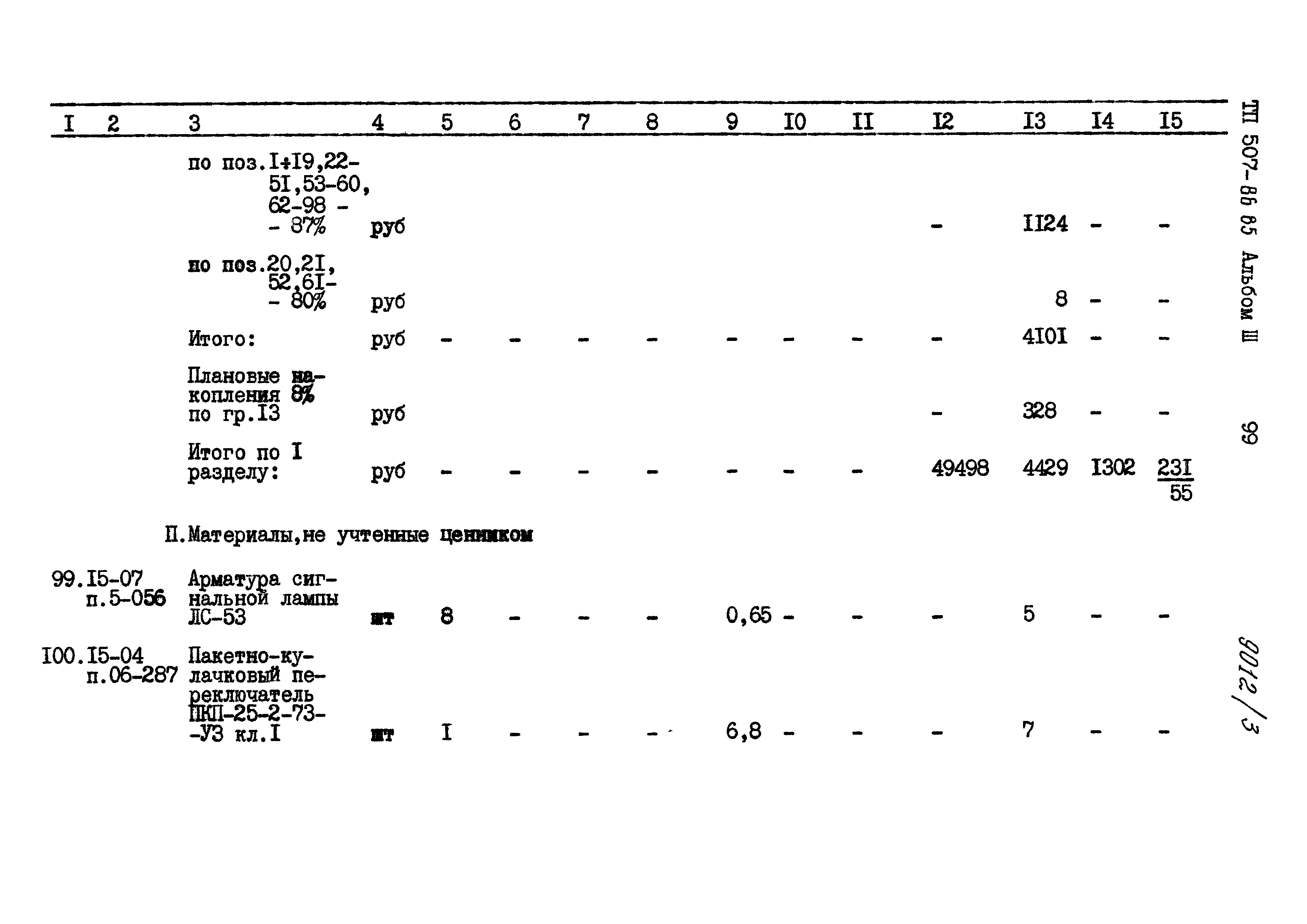 Типовой проект 507-86.85