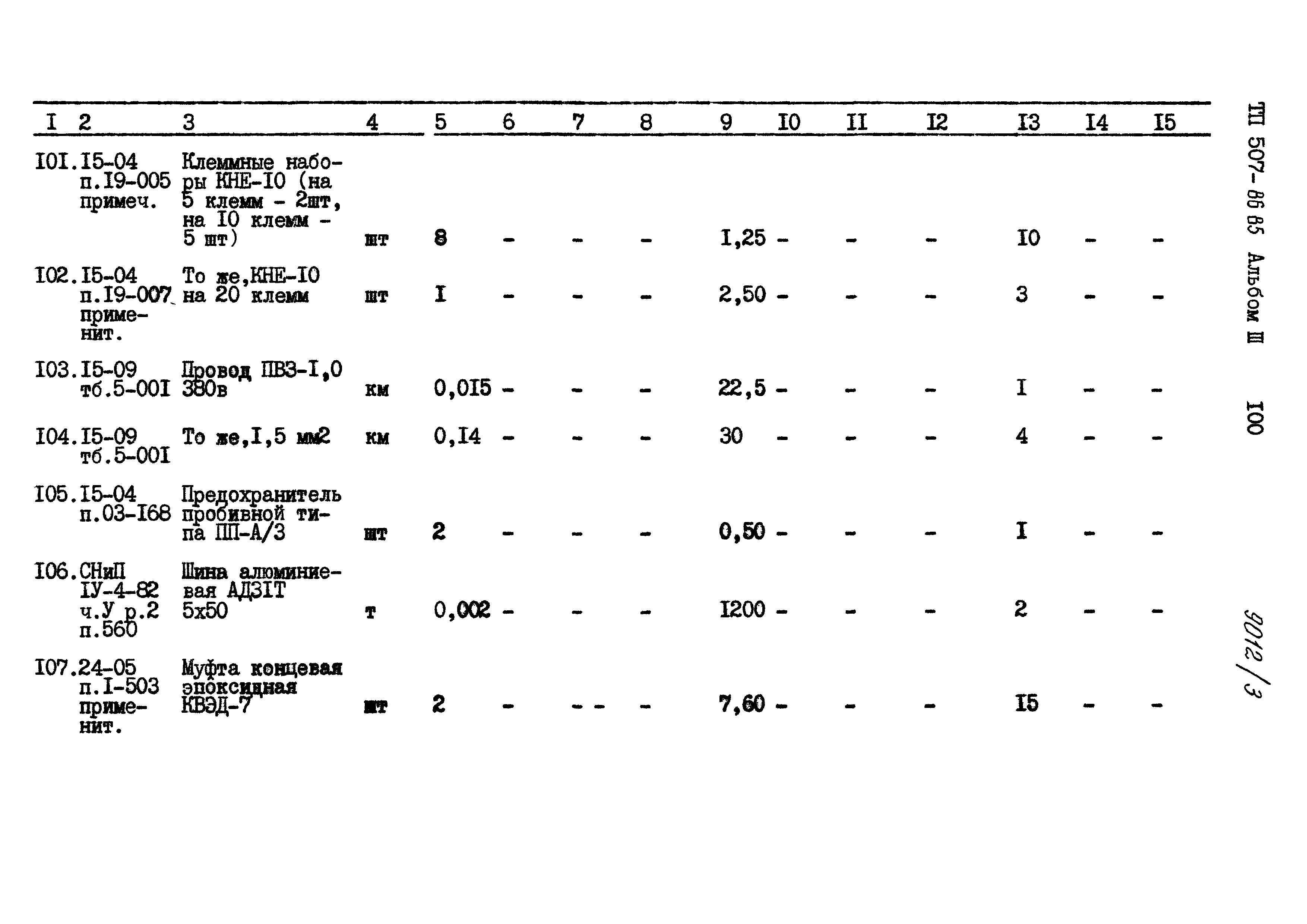 Типовой проект 507-86.85