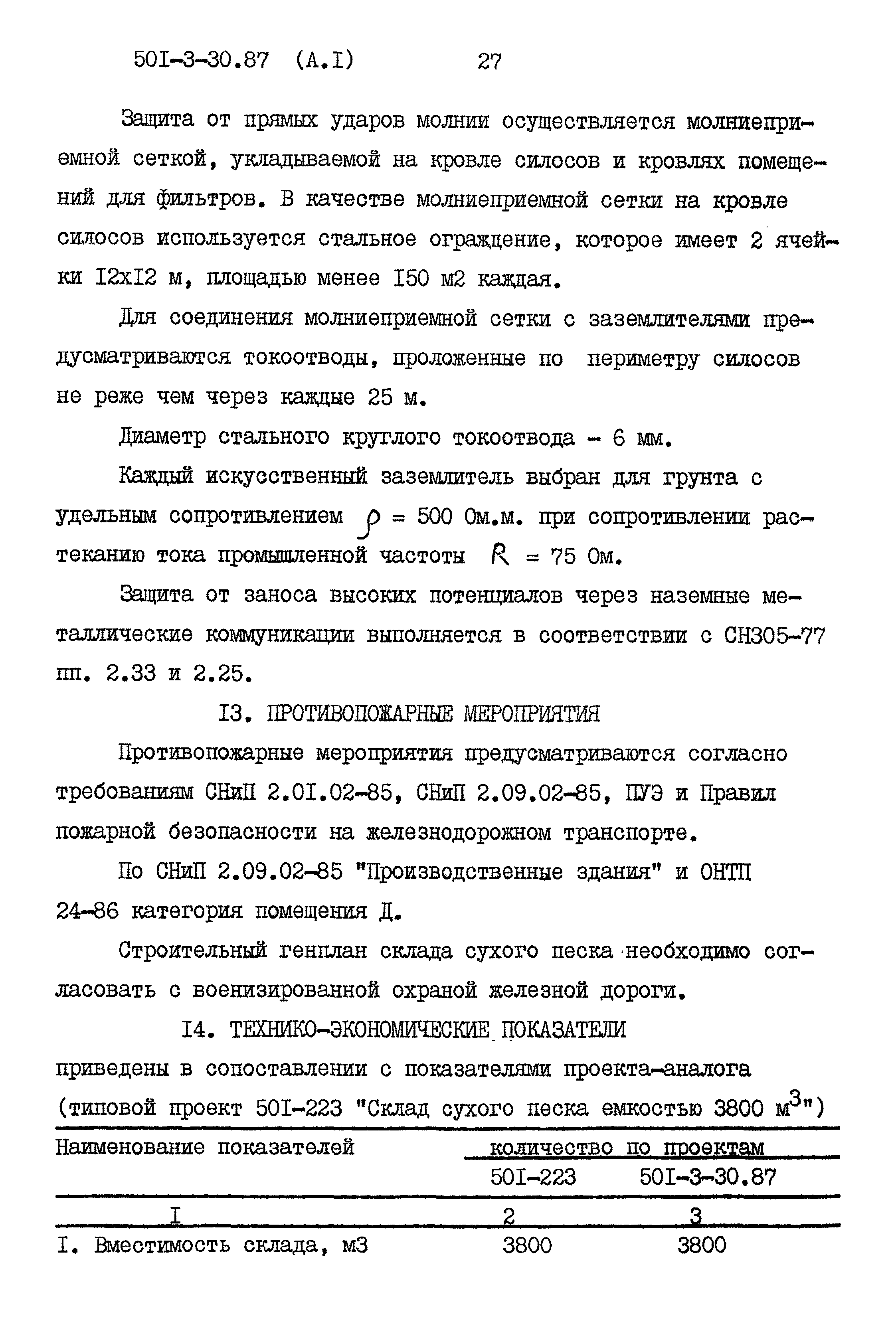 Типовой проект 501-3-30.87