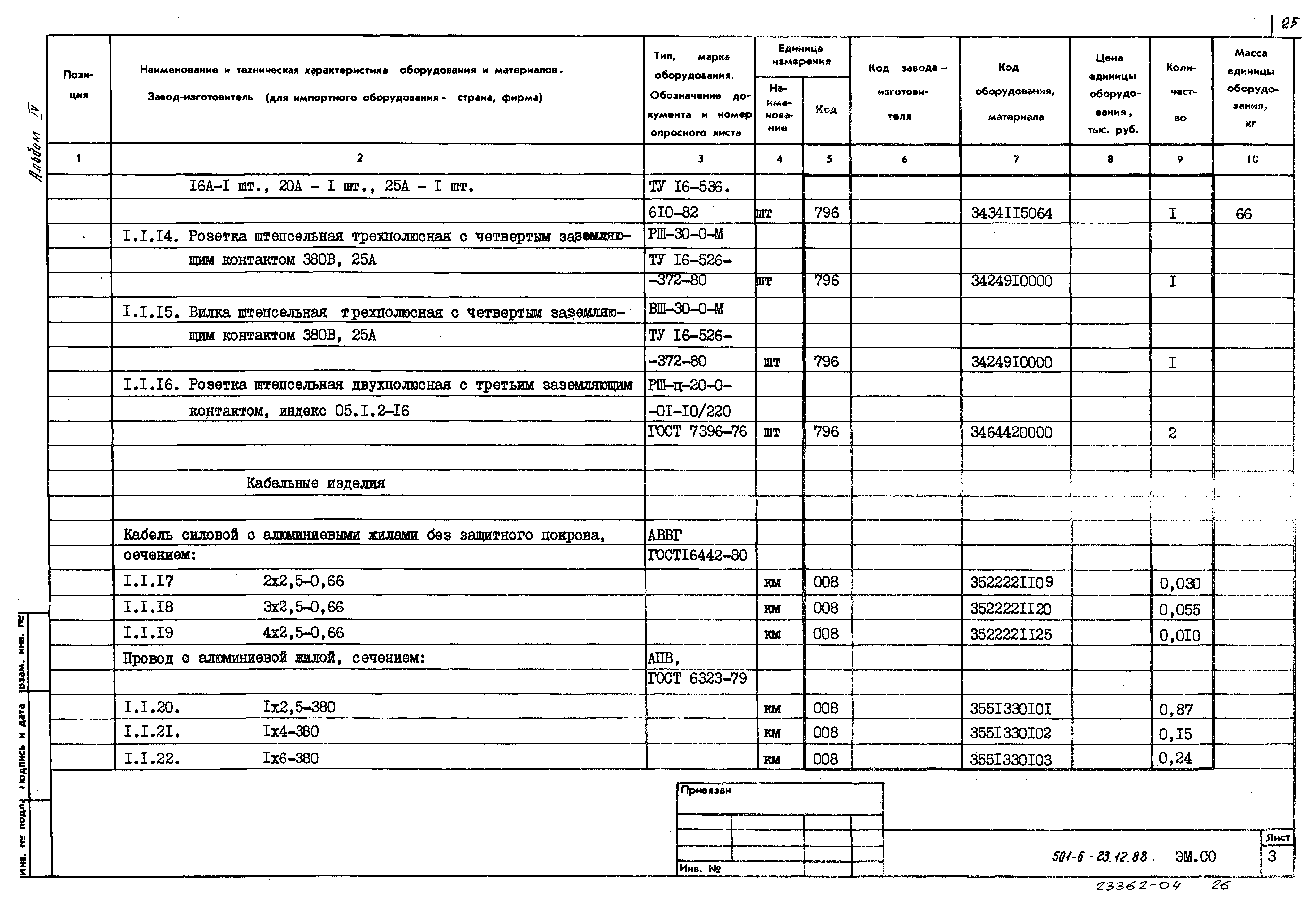 Типовой проект 501-6-23.12.88