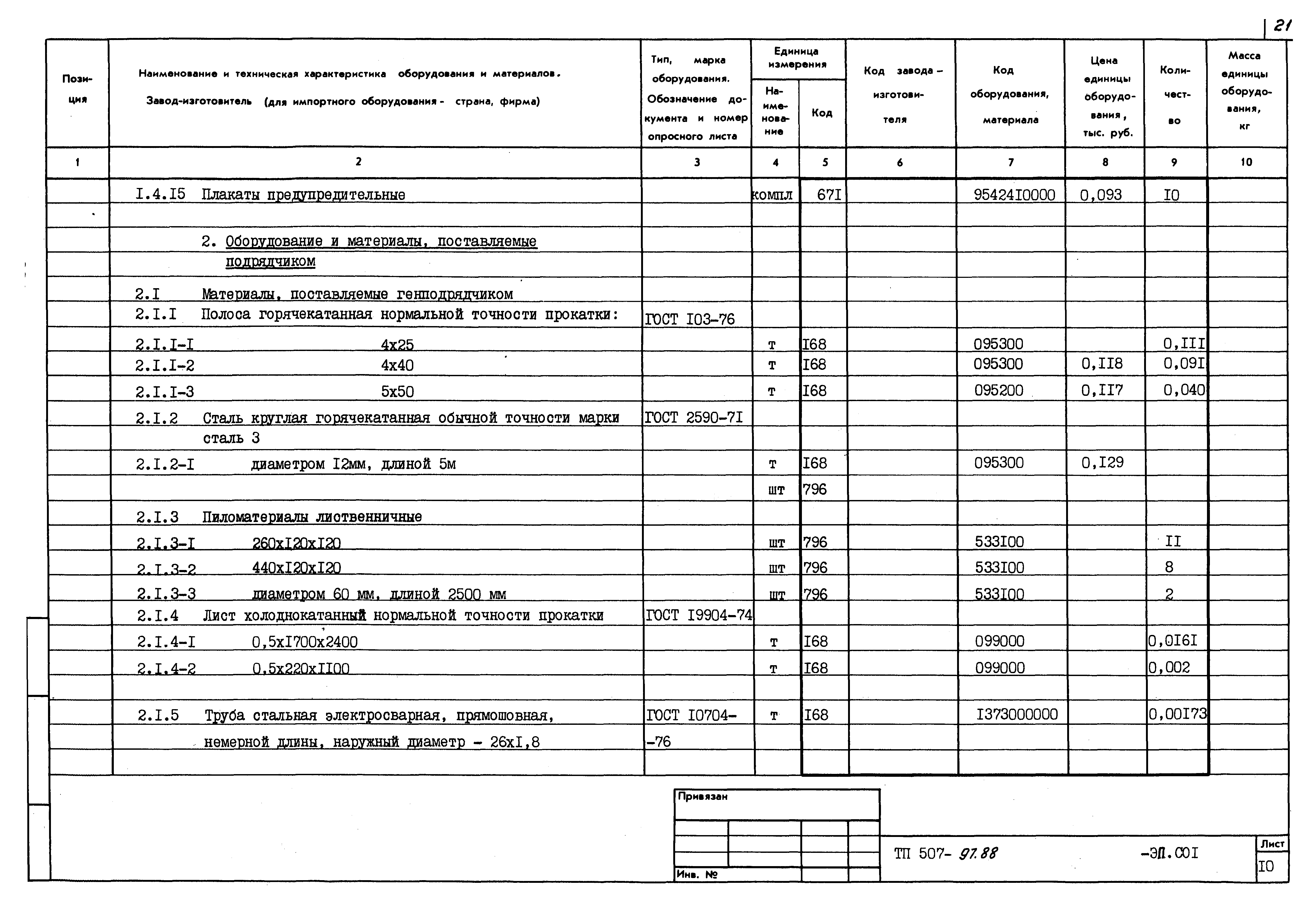 Типовой проект 507-97.88
