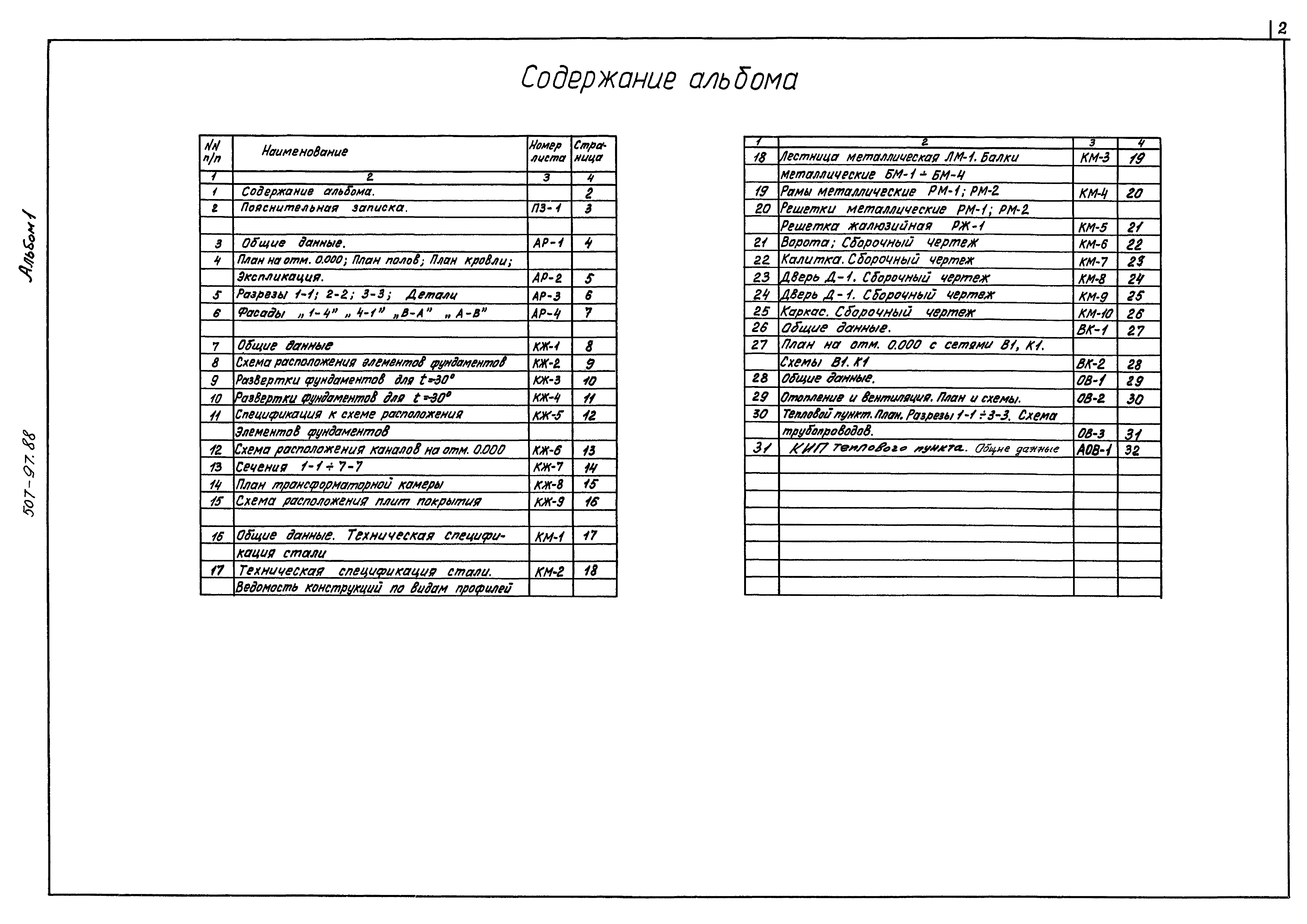 Типовой проект 507-97.88