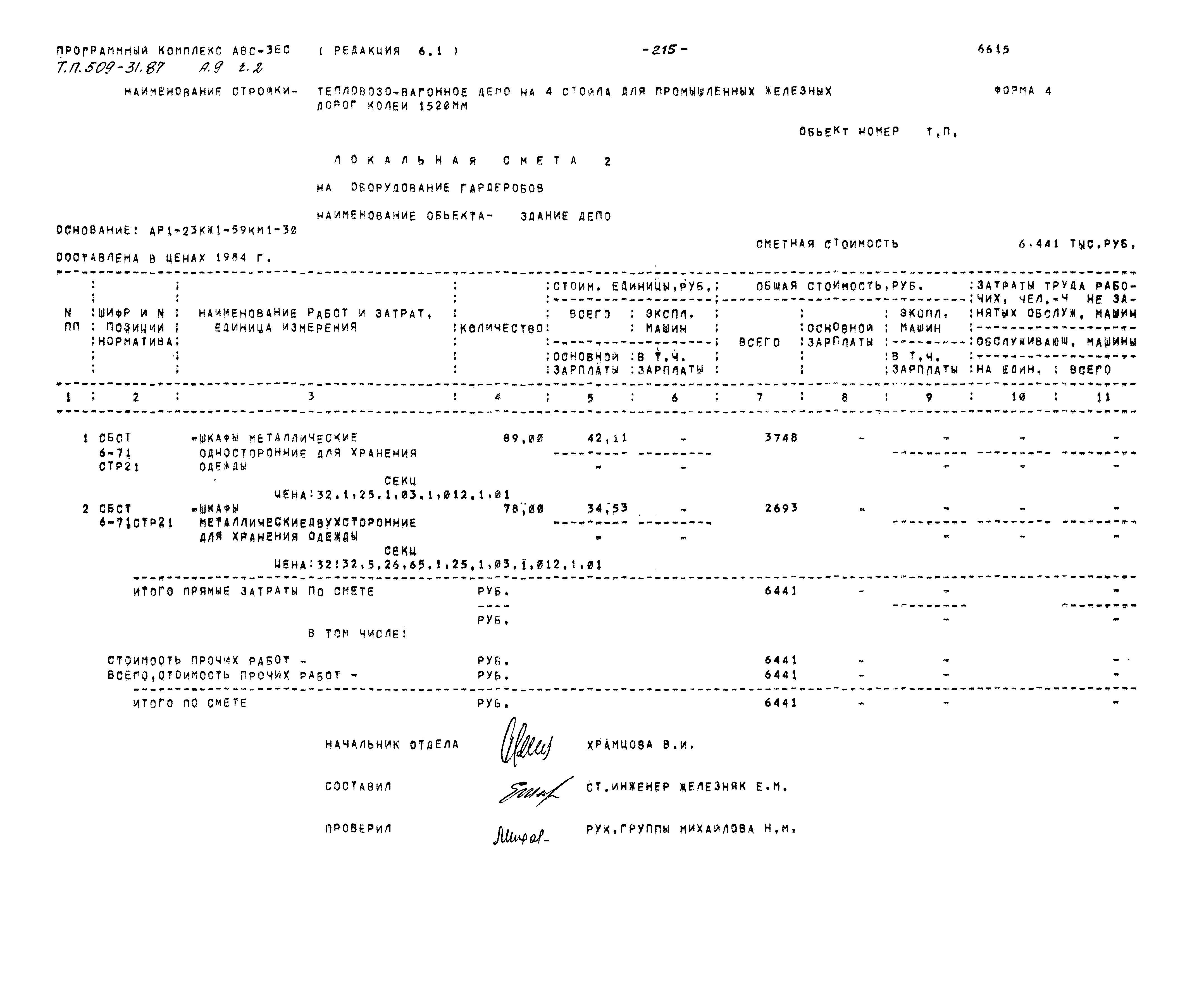 Типовой проект 509-31.87