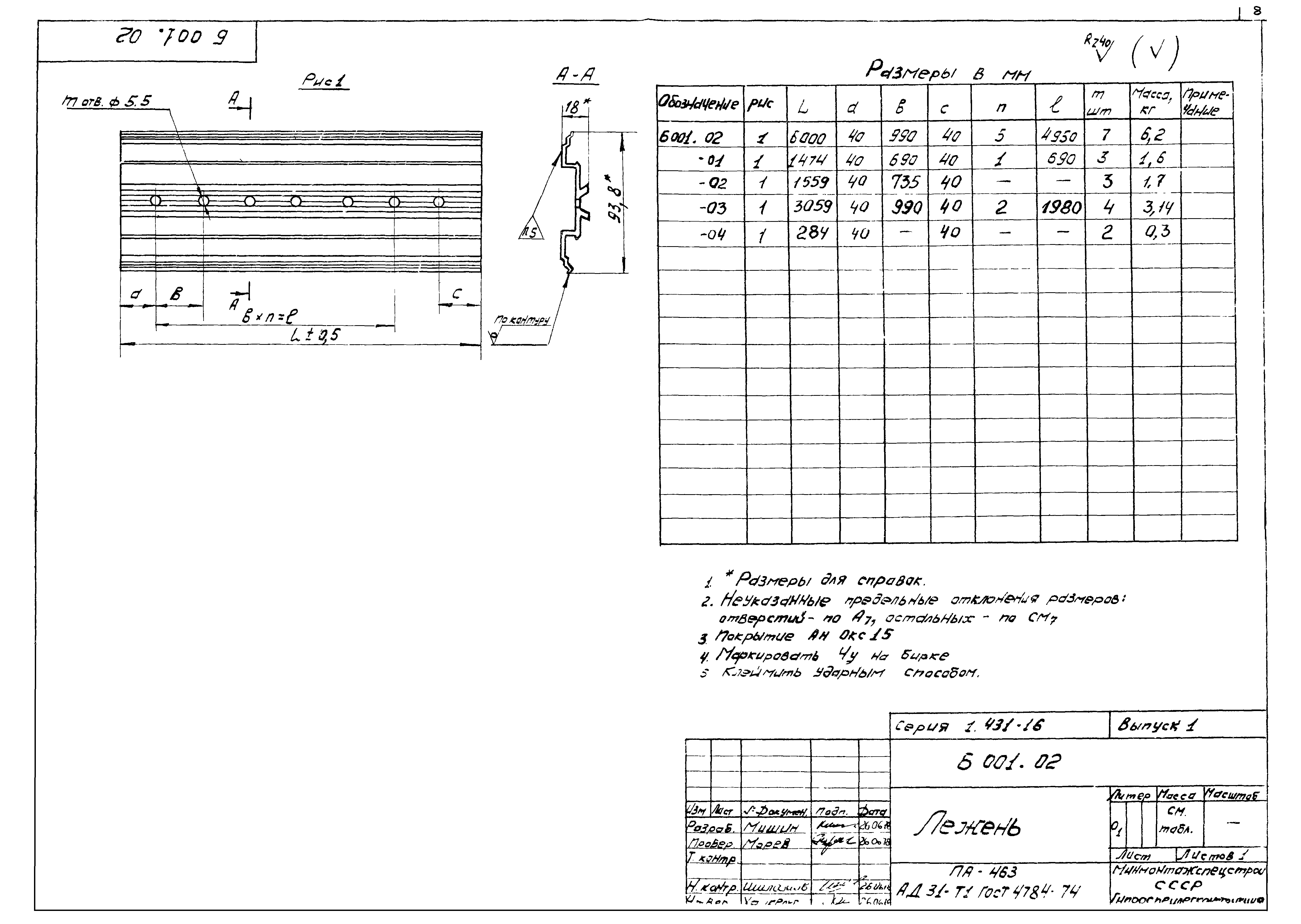 Серия 1.431-16