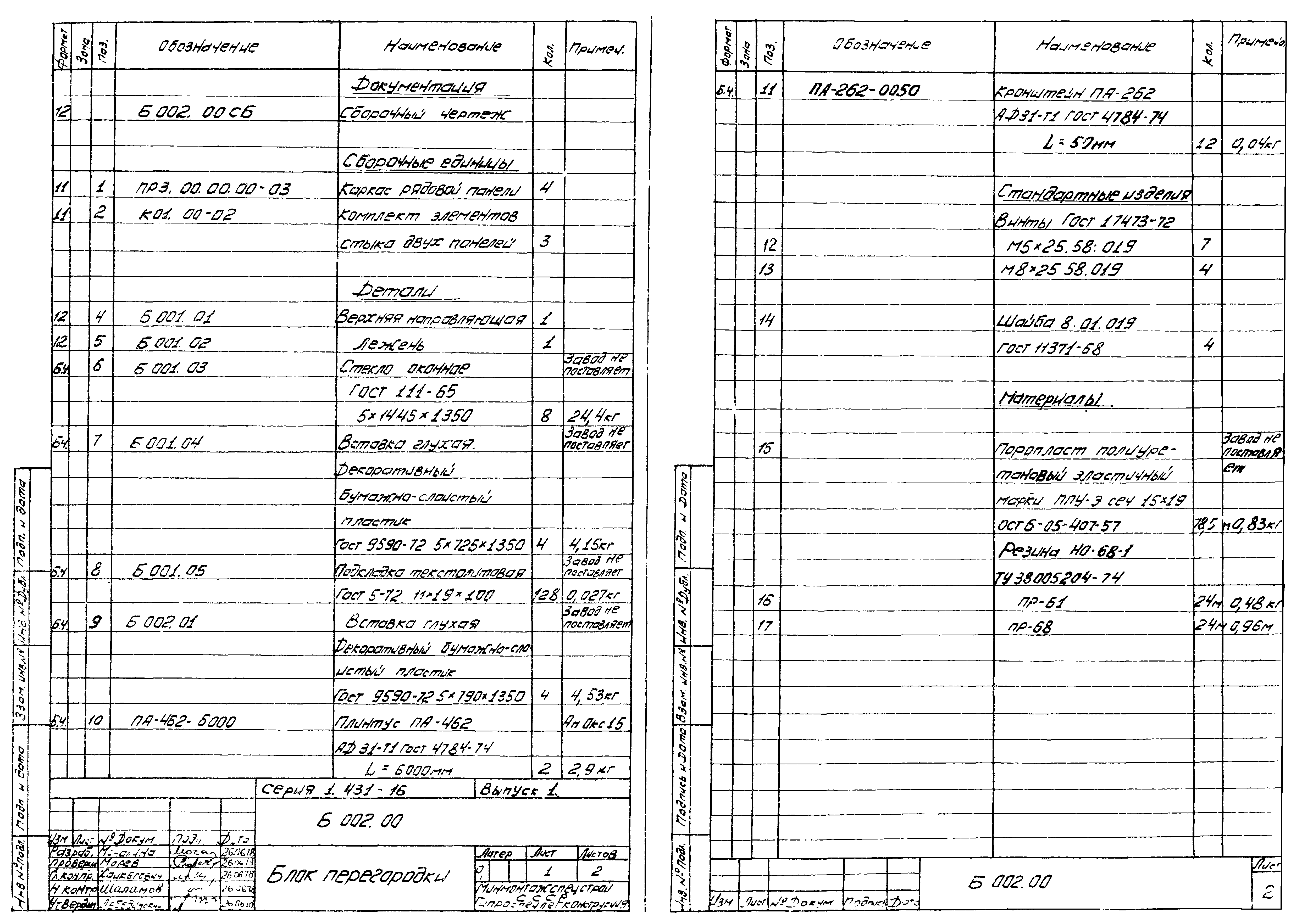 Серия 1.431-16