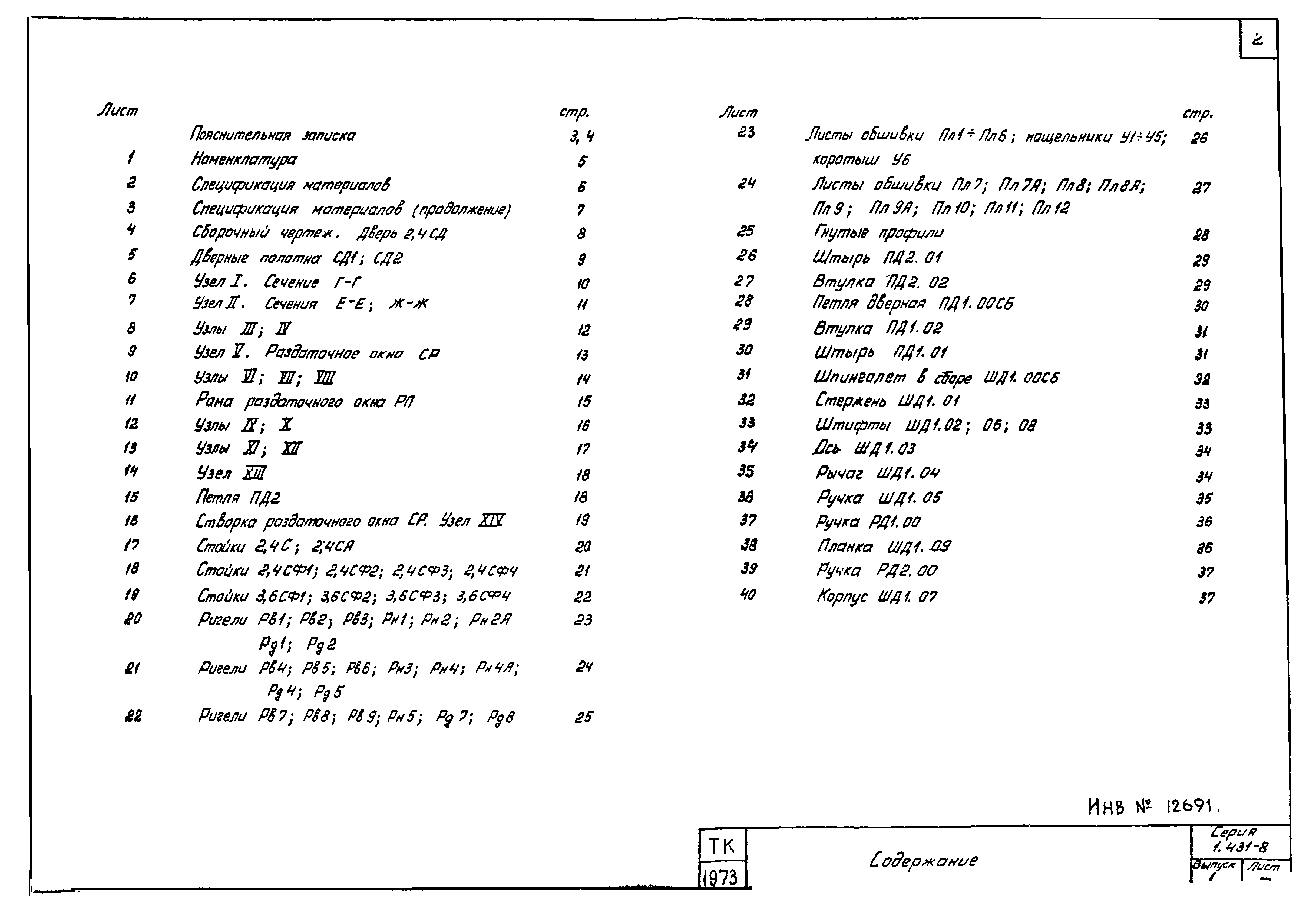 Серия 1.431-8