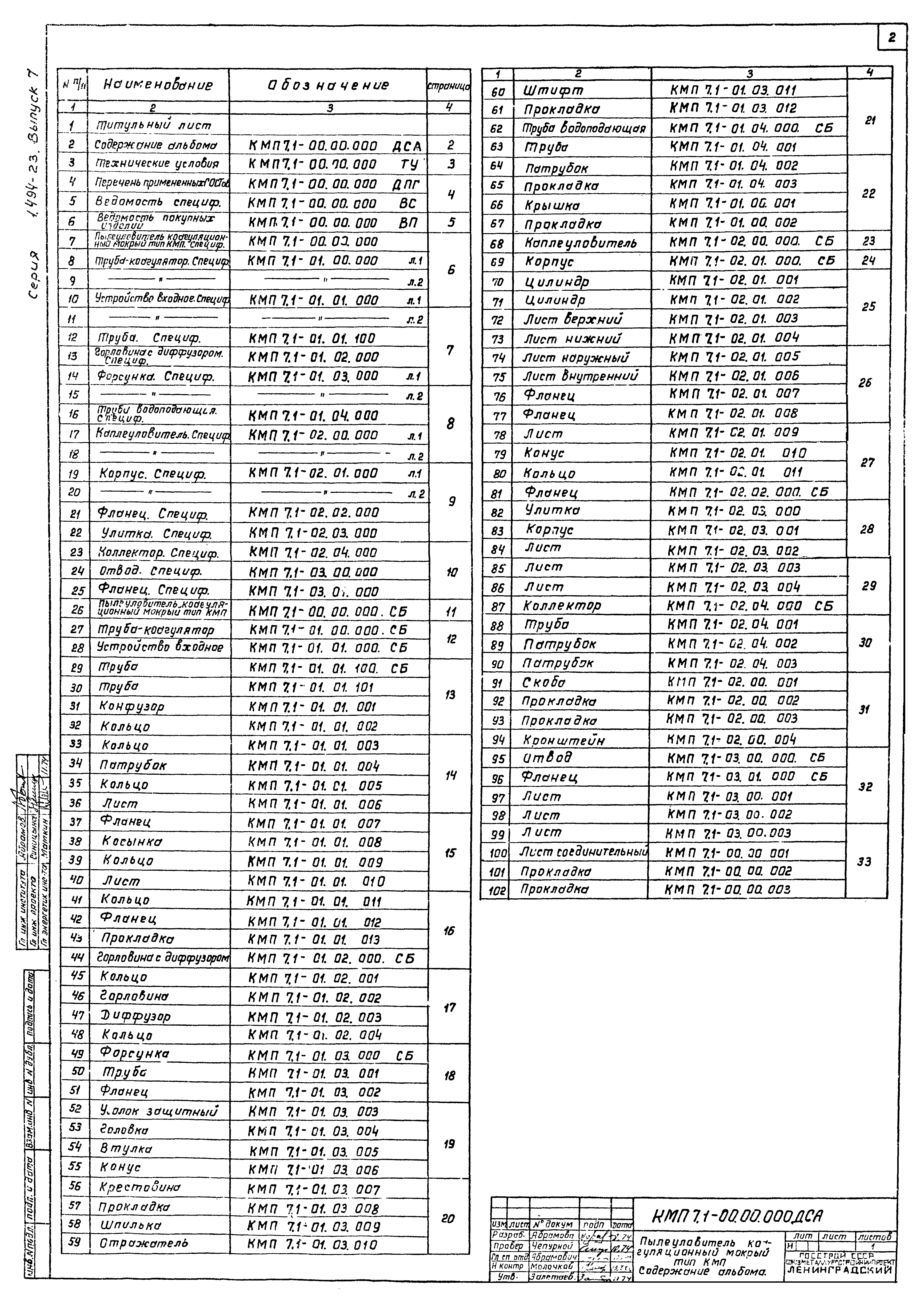 Серия 1.494-23