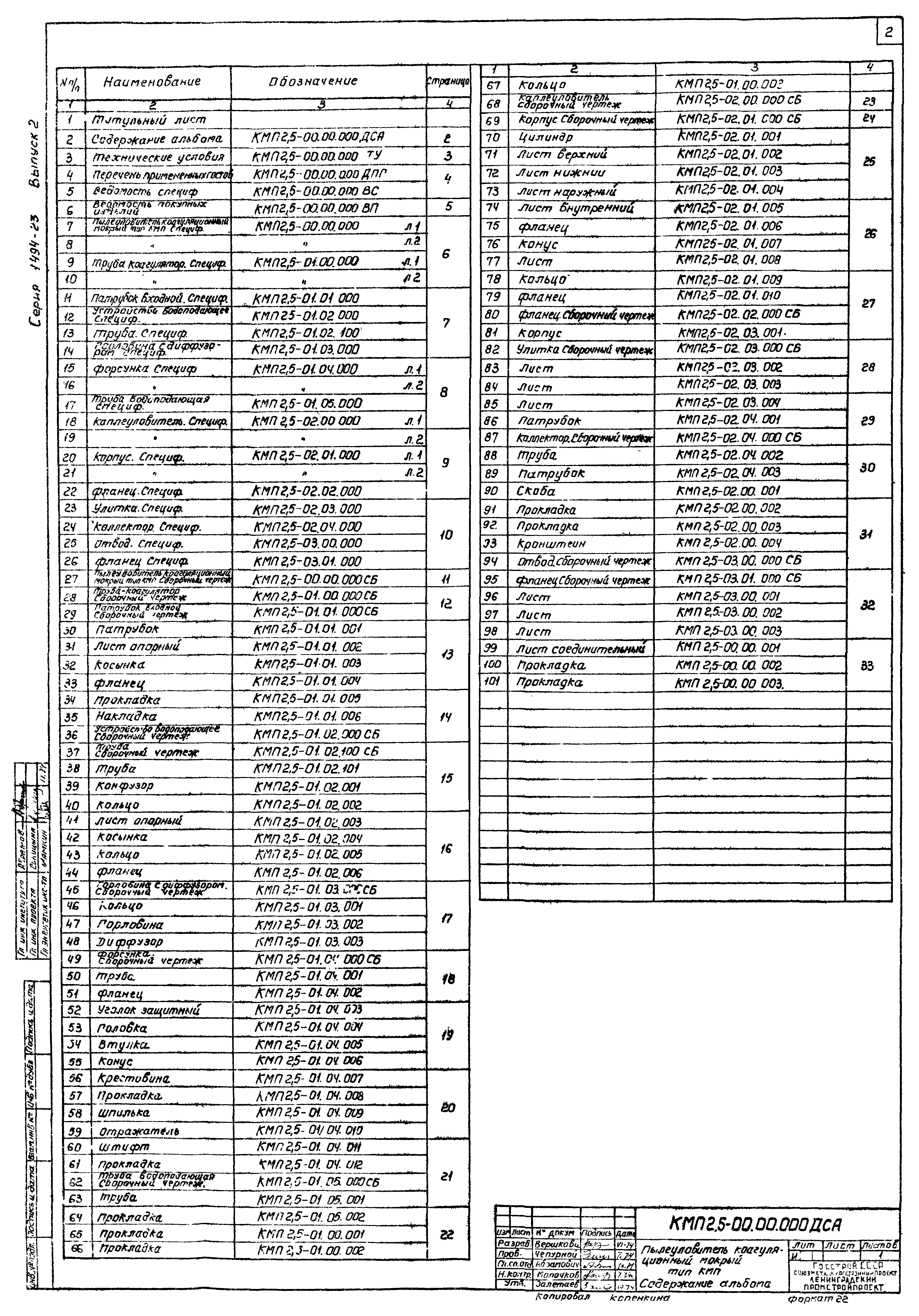 Серия 1.494-23