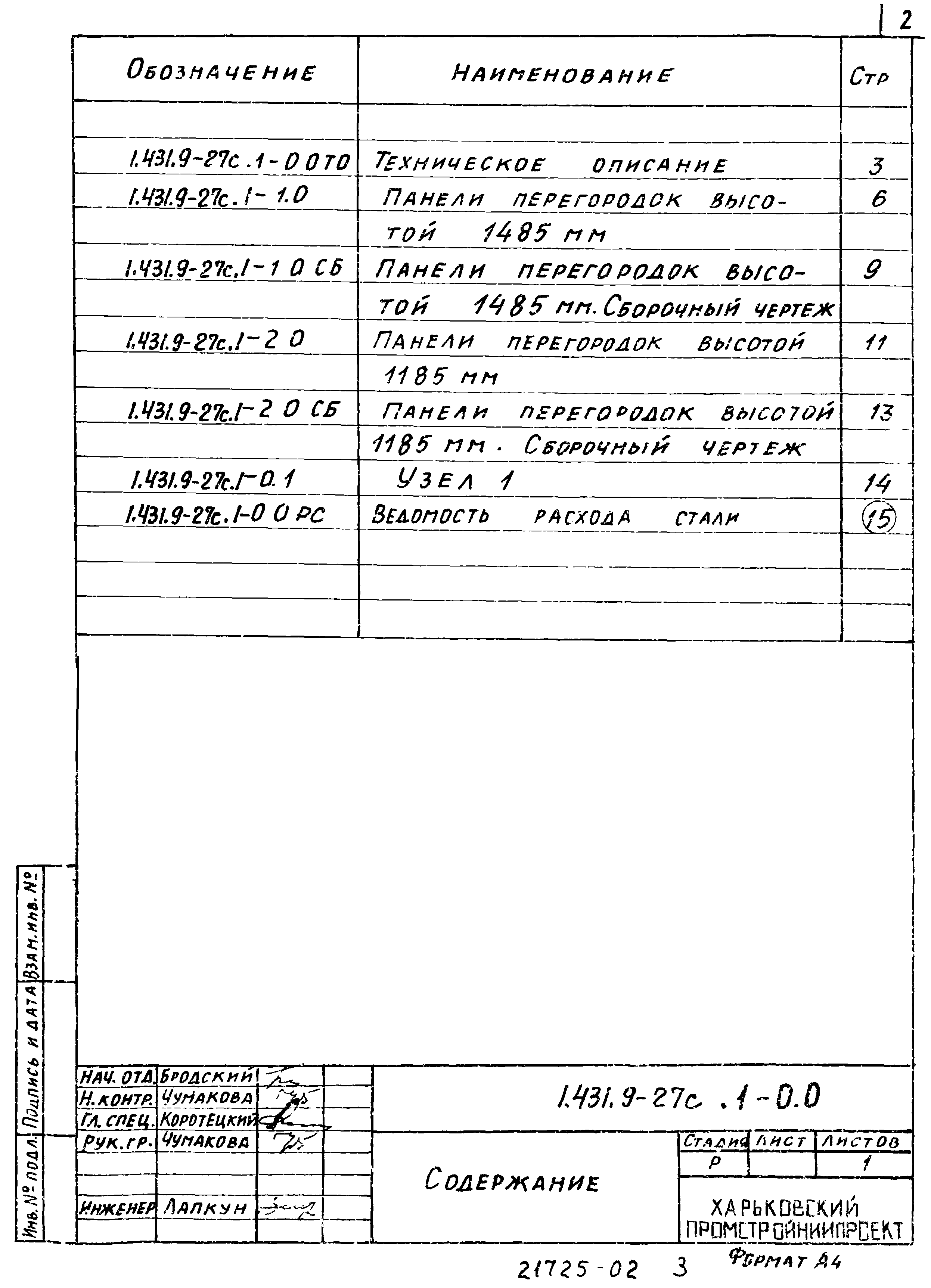 Серия 1.431.9-27с