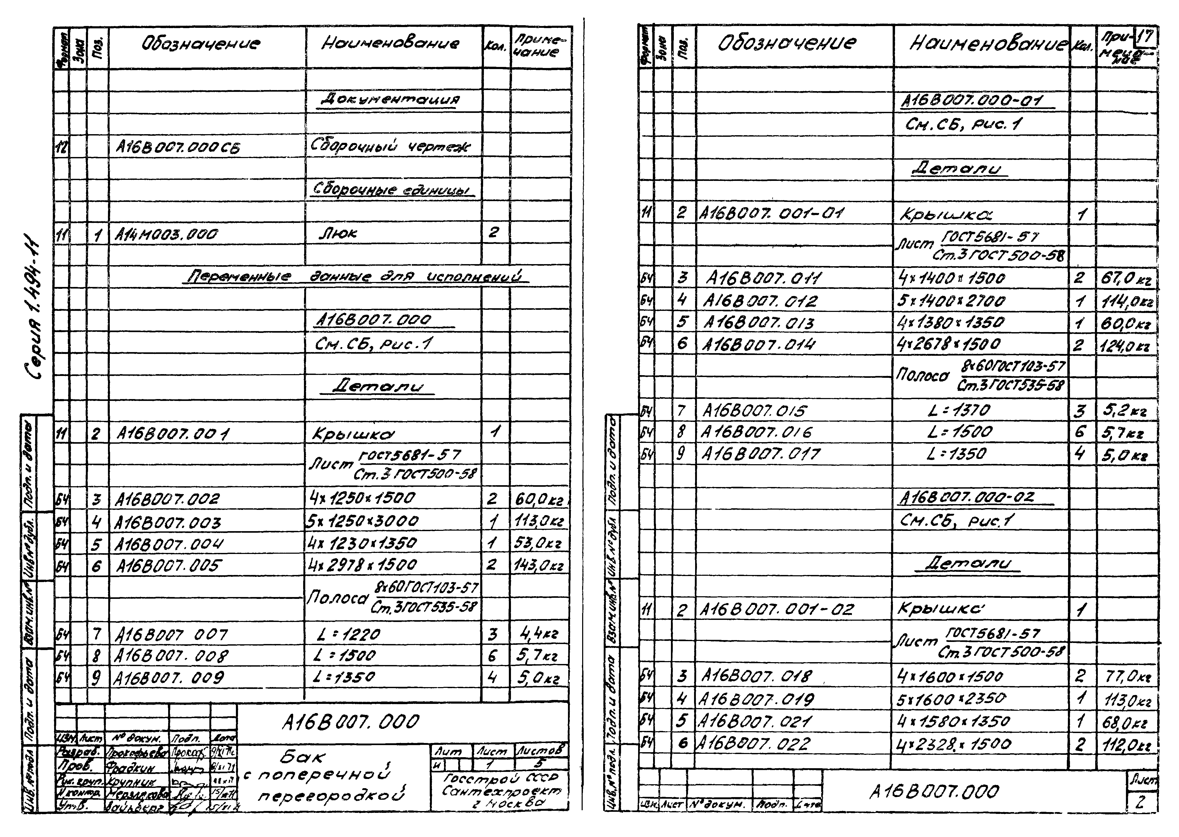 Серия 1.494-11