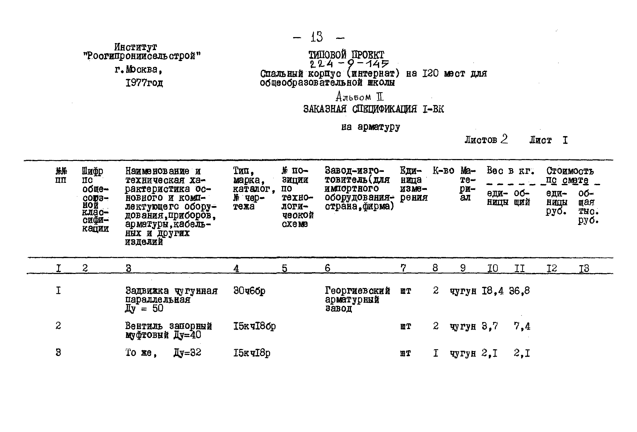 Типовой проект 224-9-145