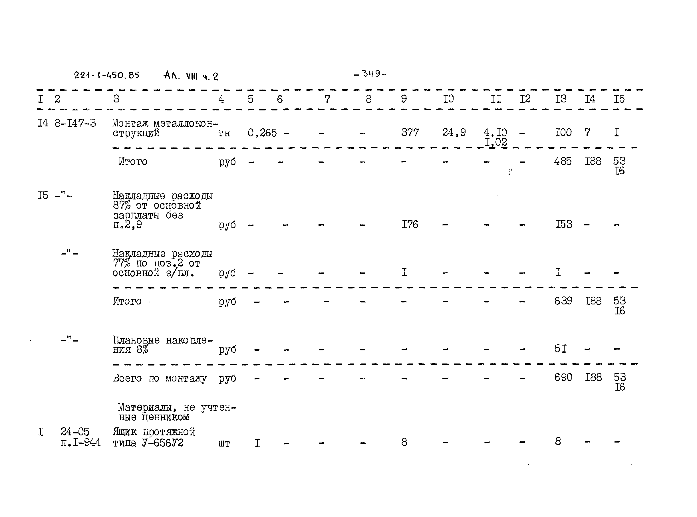 Типовой проект 221-1-450.85