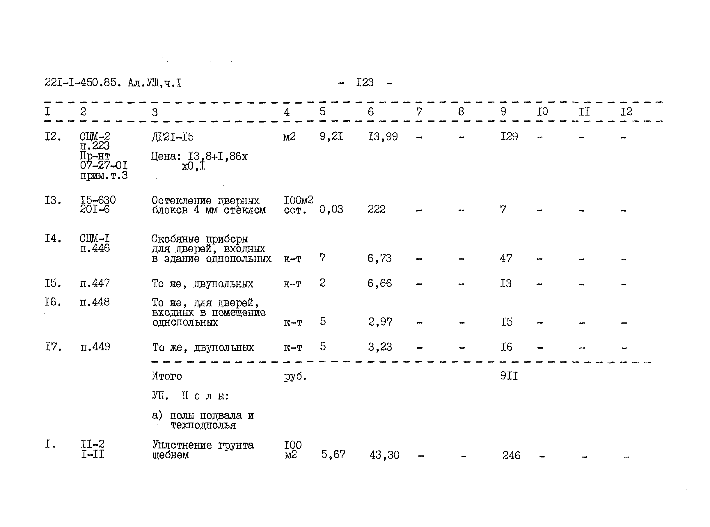 Типовой проект 221-1-450.85