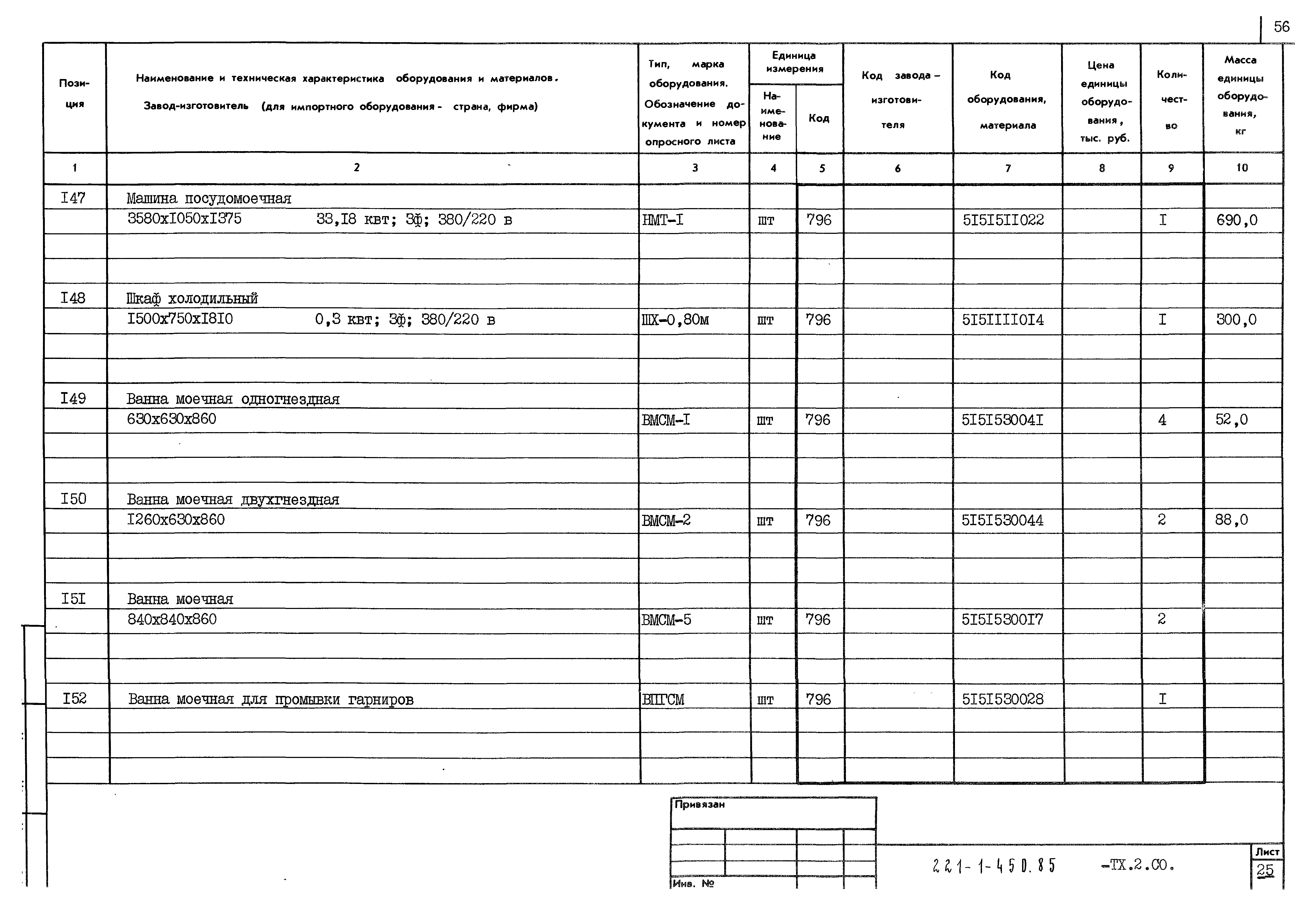 Типовой проект 221-1-450.85