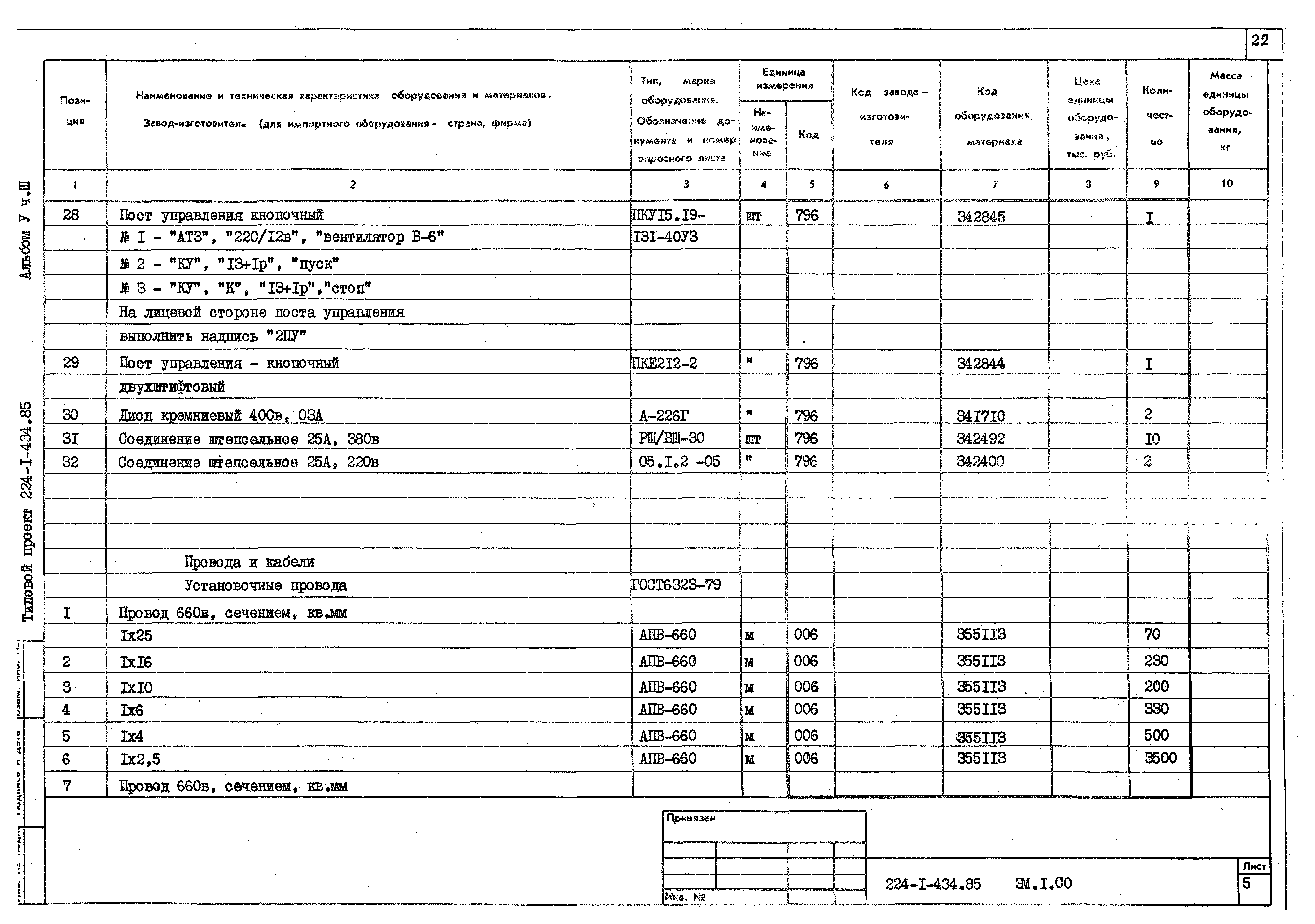 Типовой проект 224-1-434.85