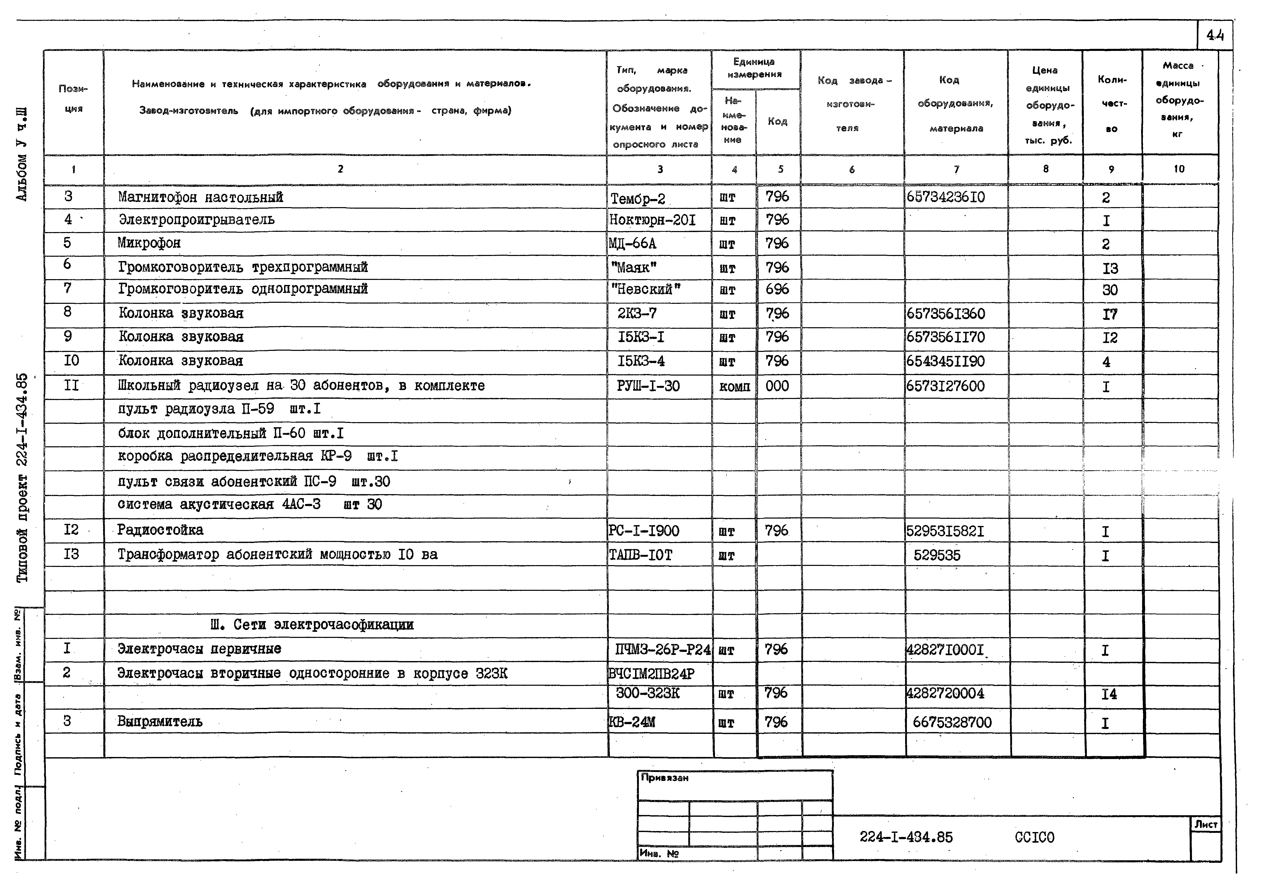 Типовой проект 224-1-434.85