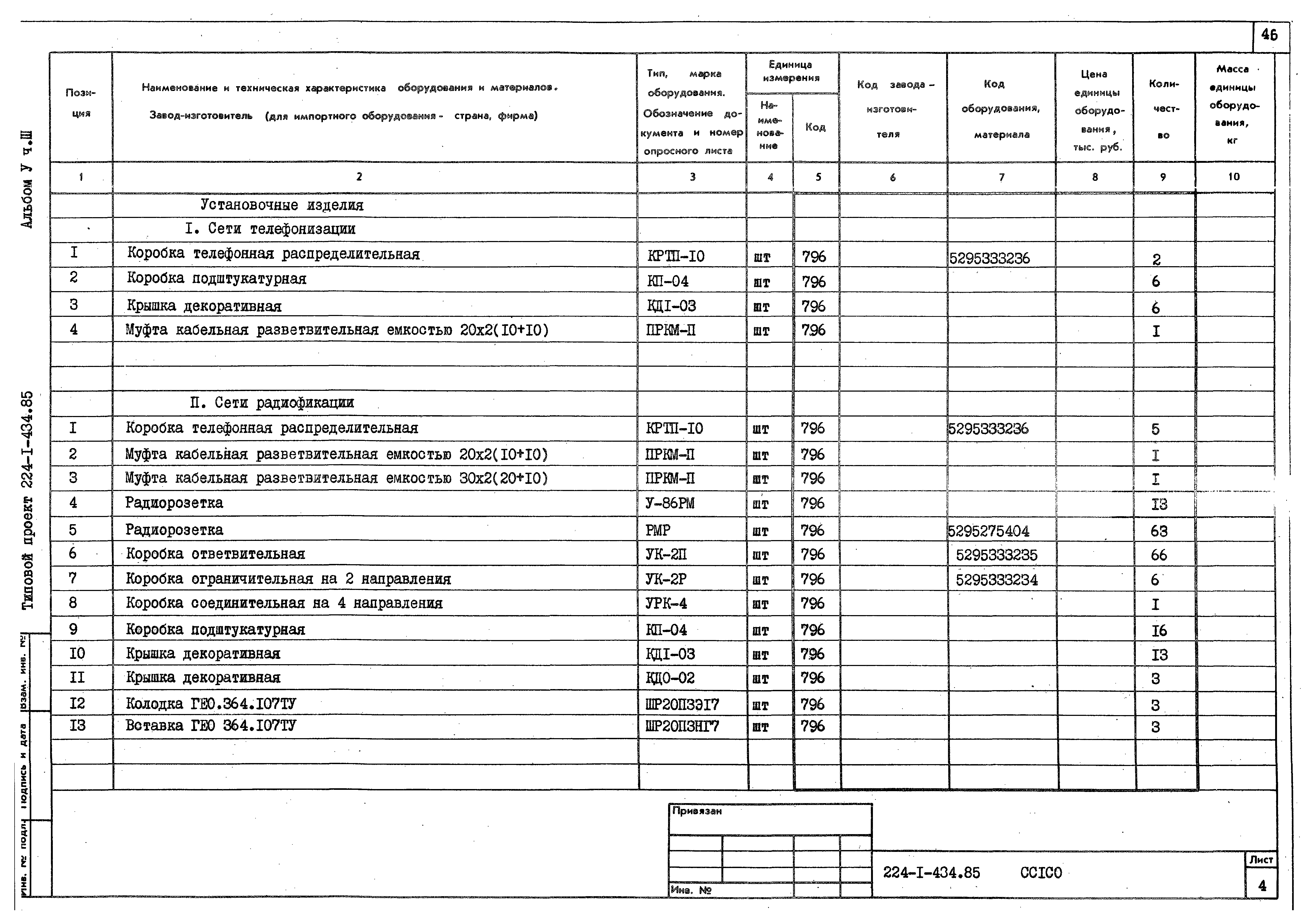 Типовой проект 224-1-434.85