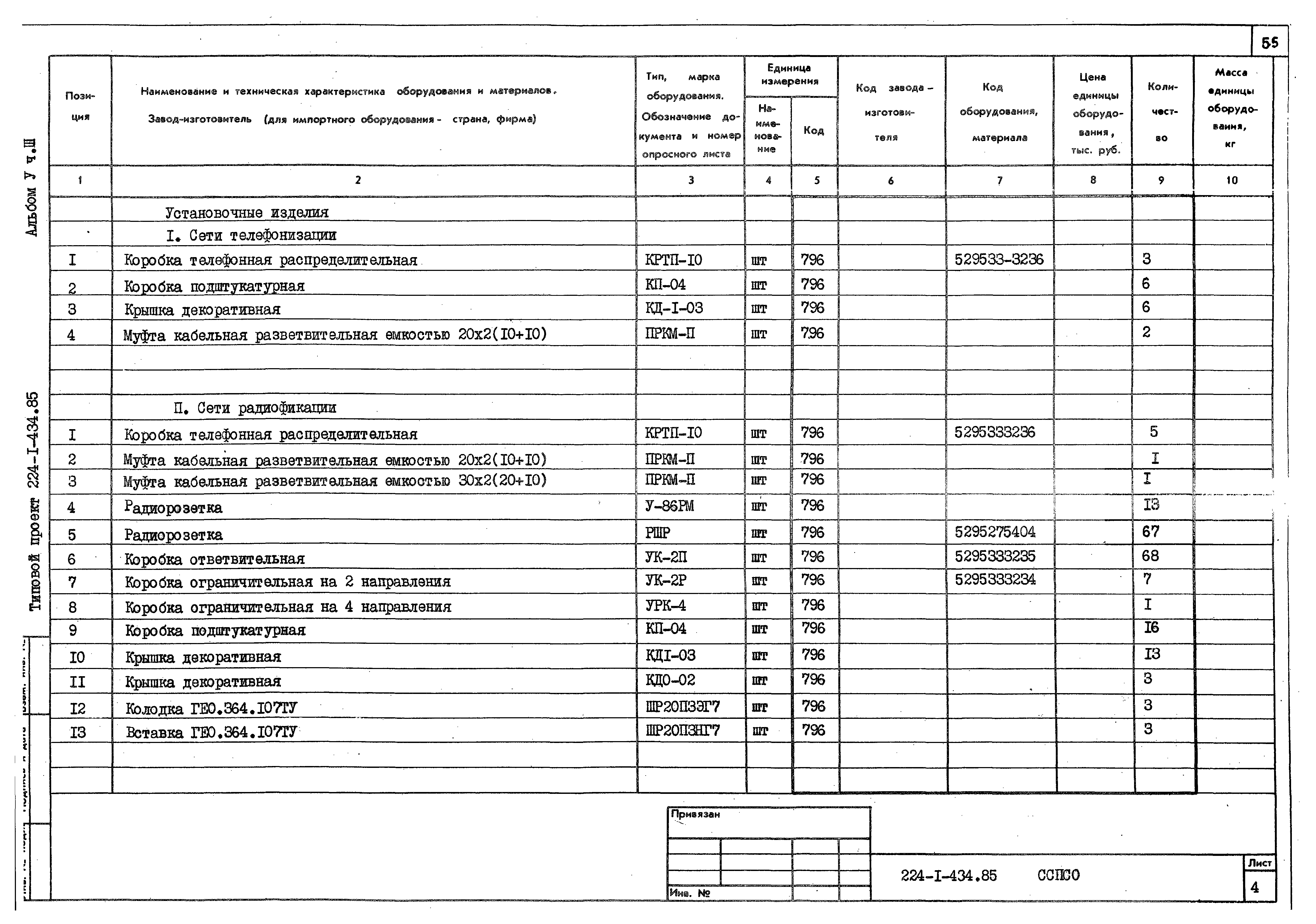 Типовой проект 224-1-434.85