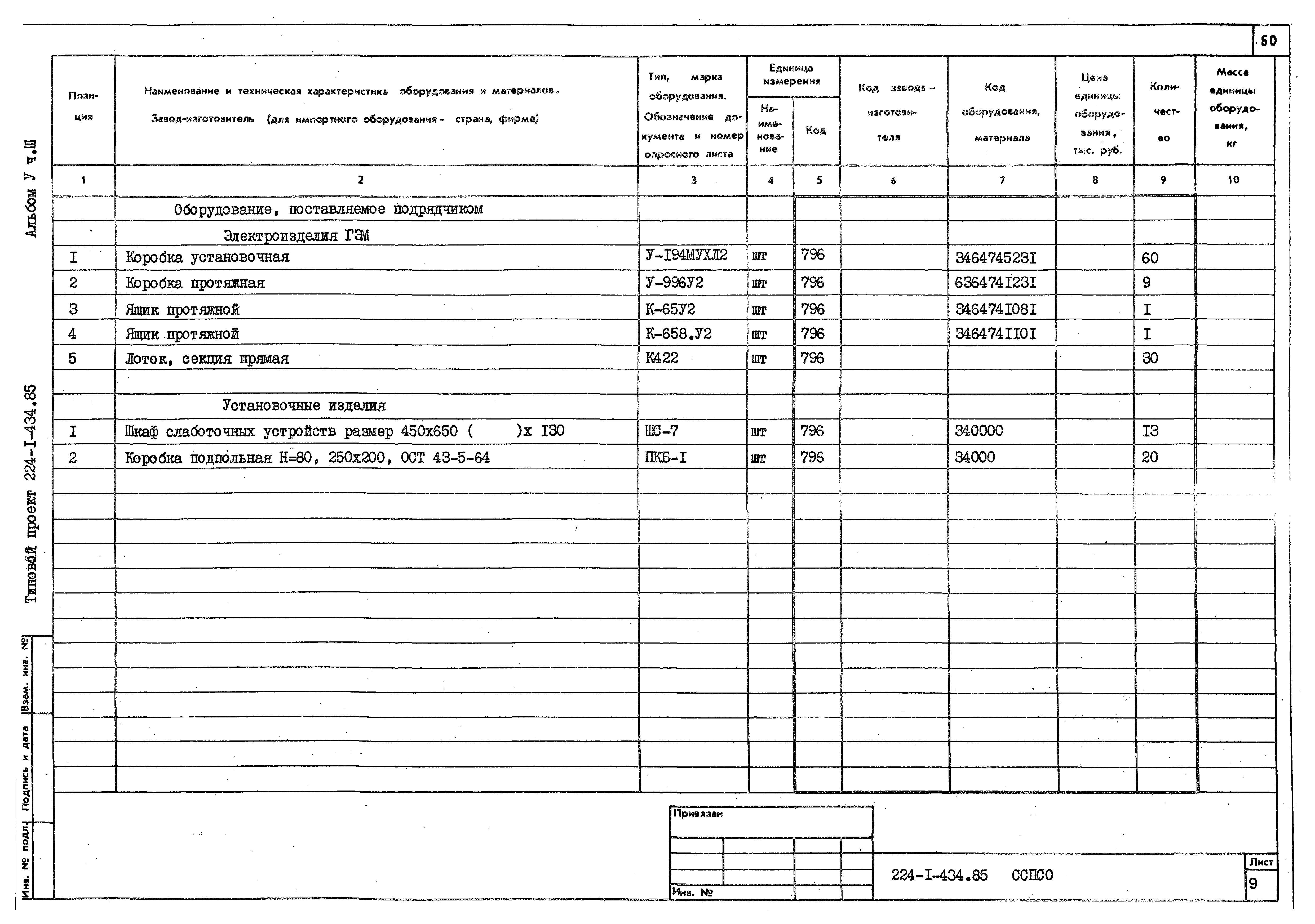 Типовой проект 224-1-434.85