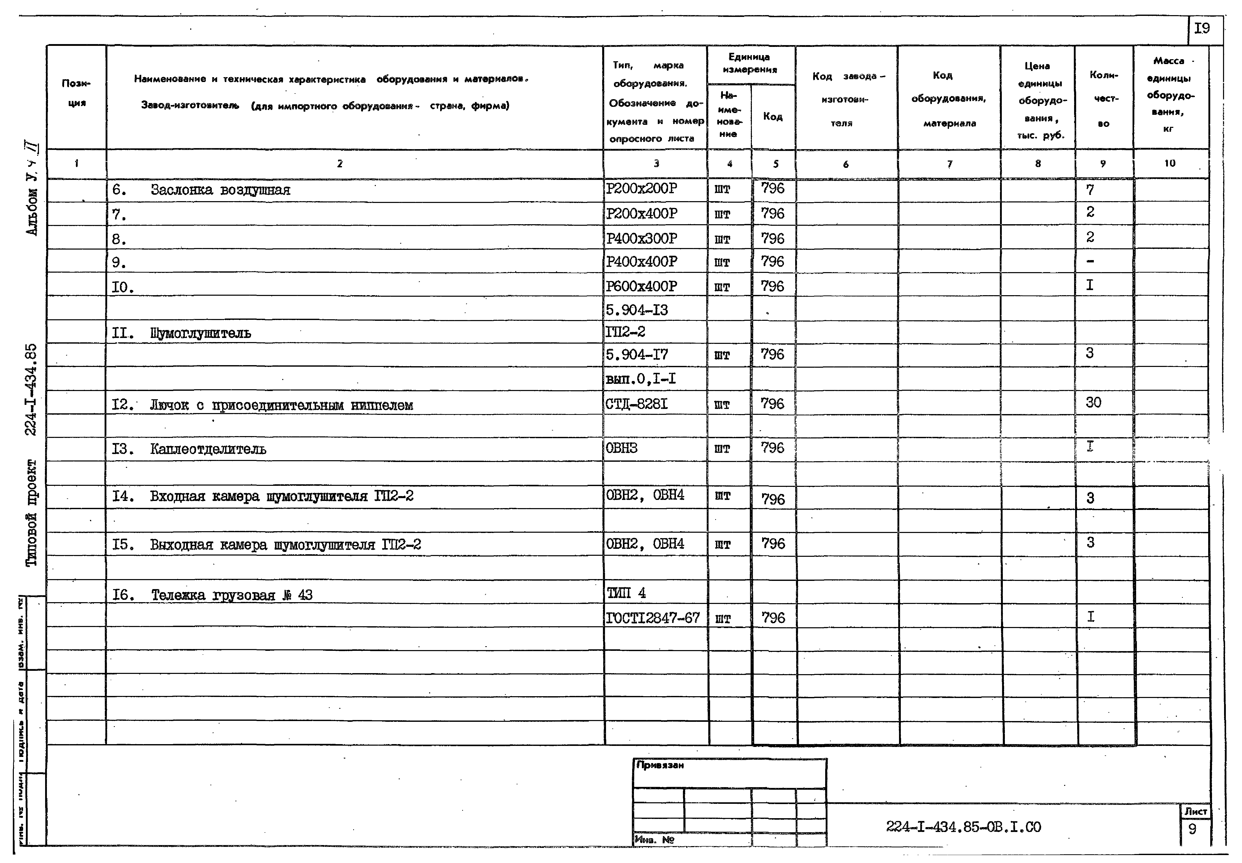 Типовой проект 224-1-434.85