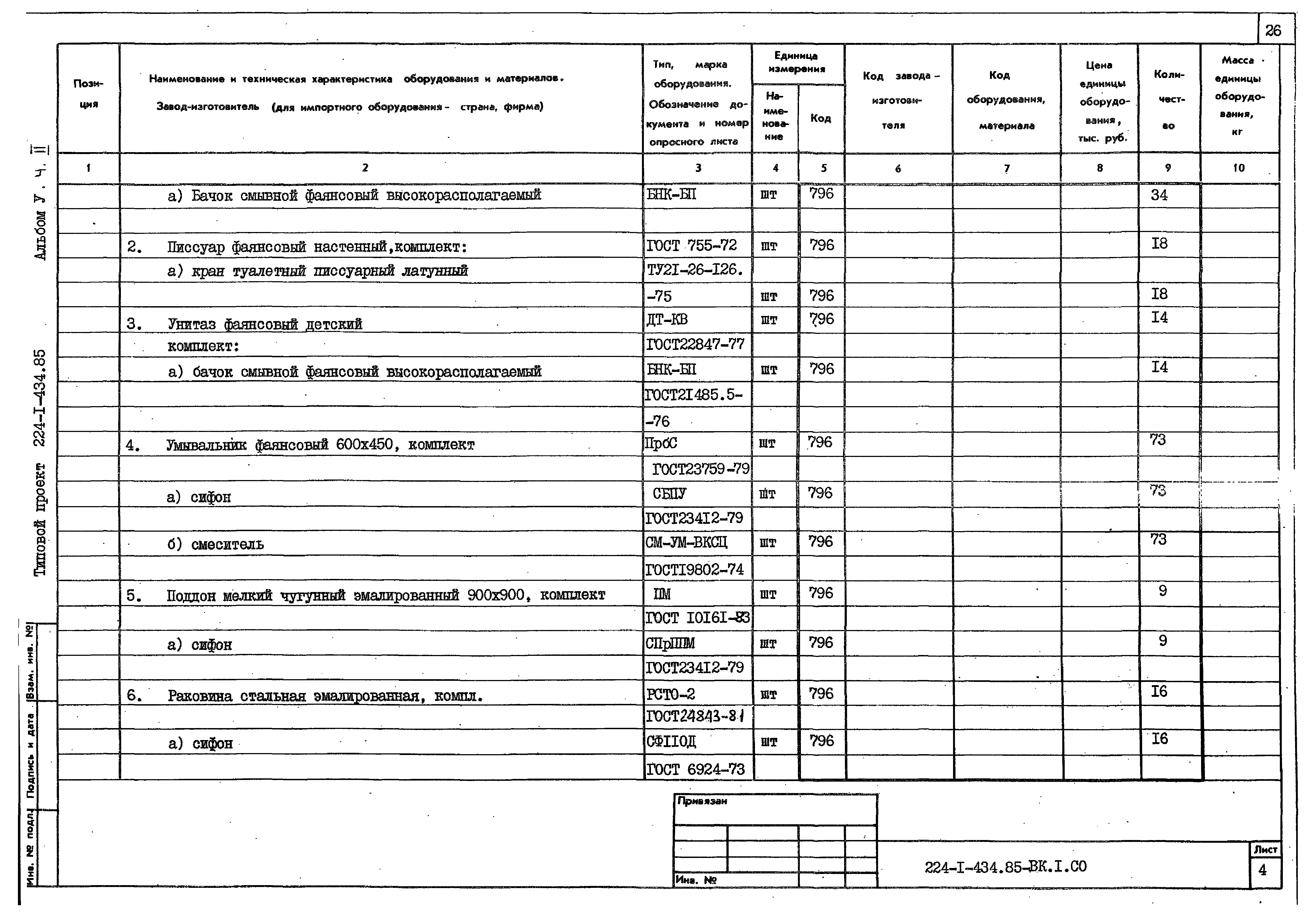 Типовой проект 224-1-434.85