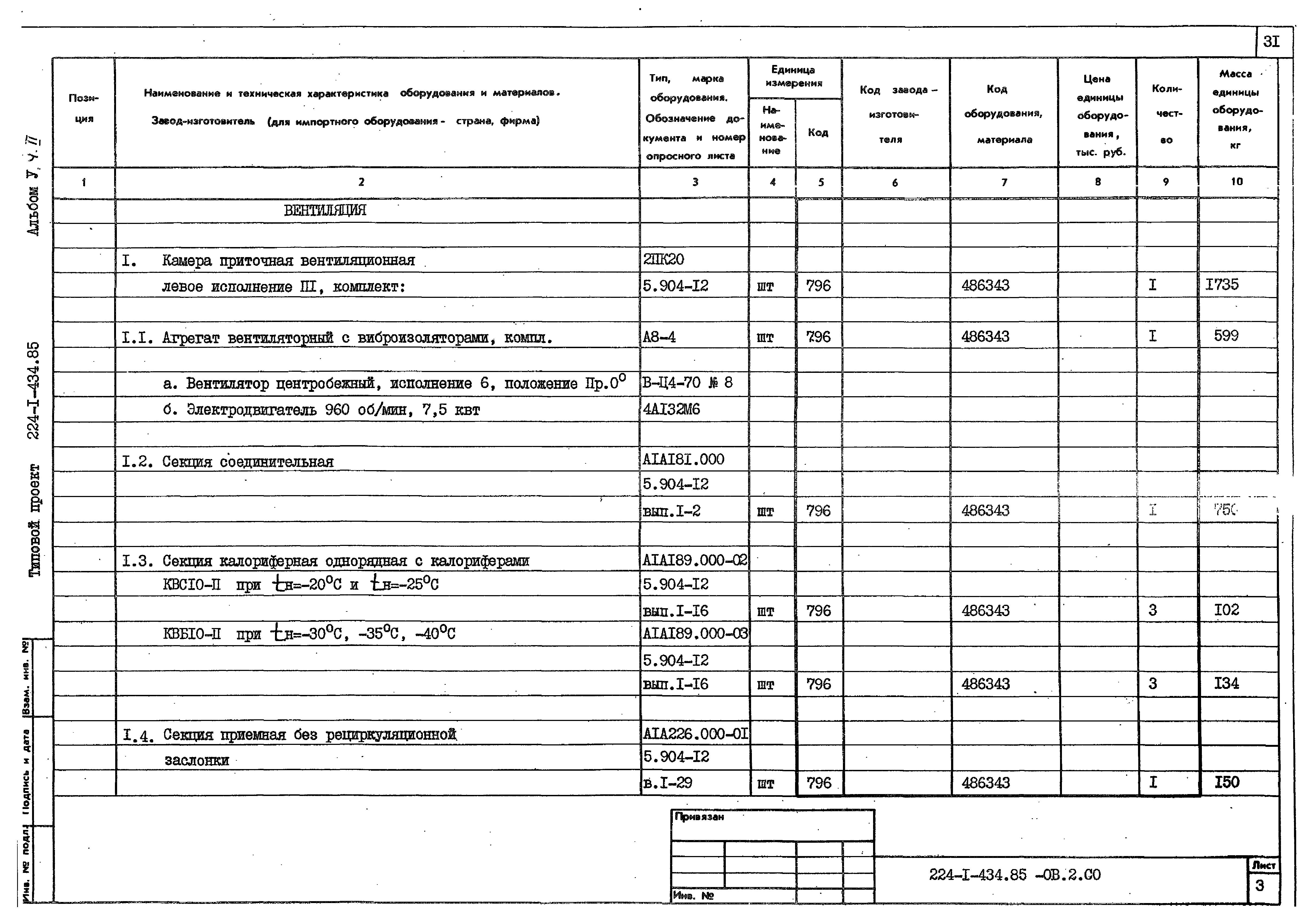 Типовой проект 224-1-434.85