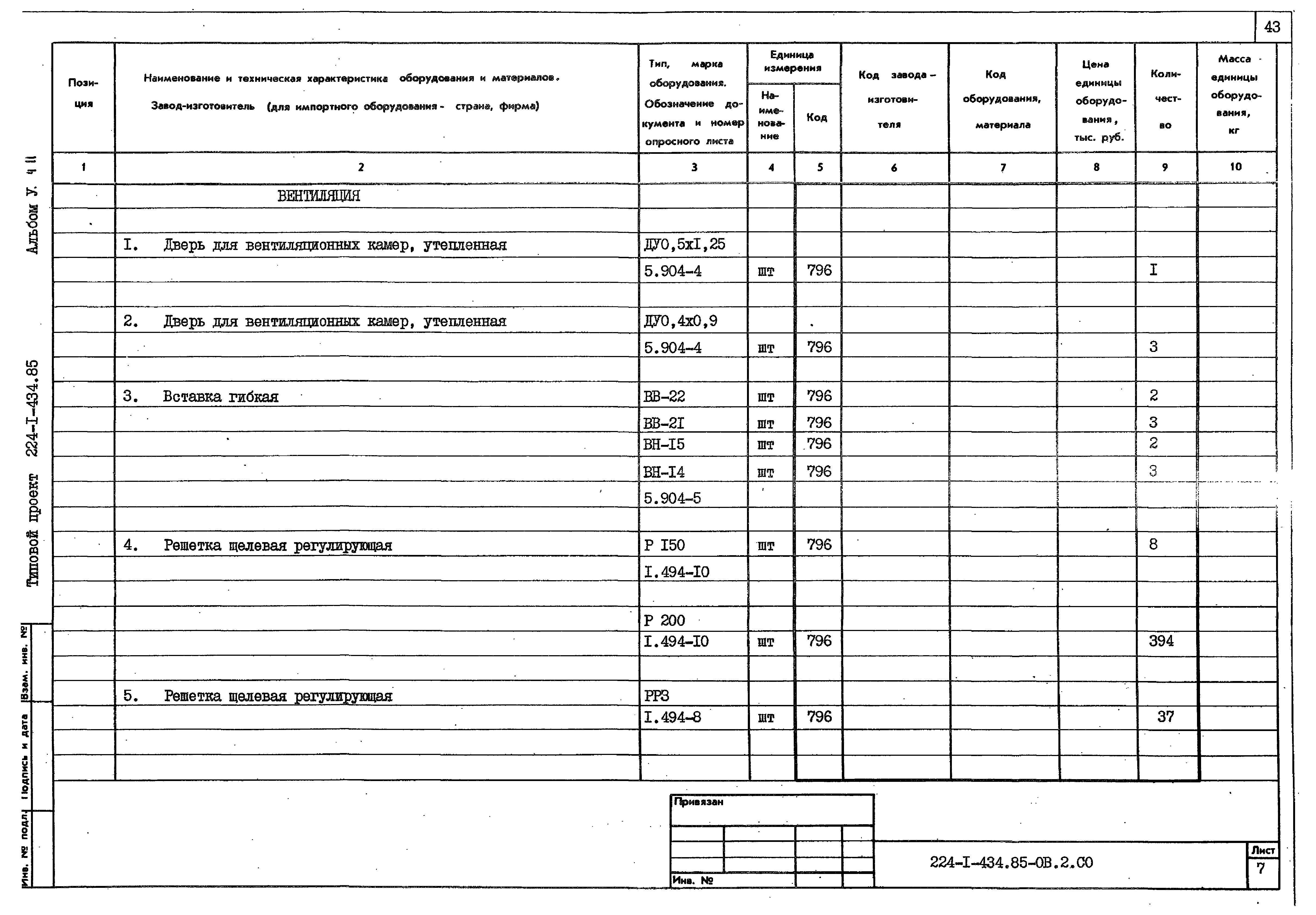 Типовой проект 224-1-434.85