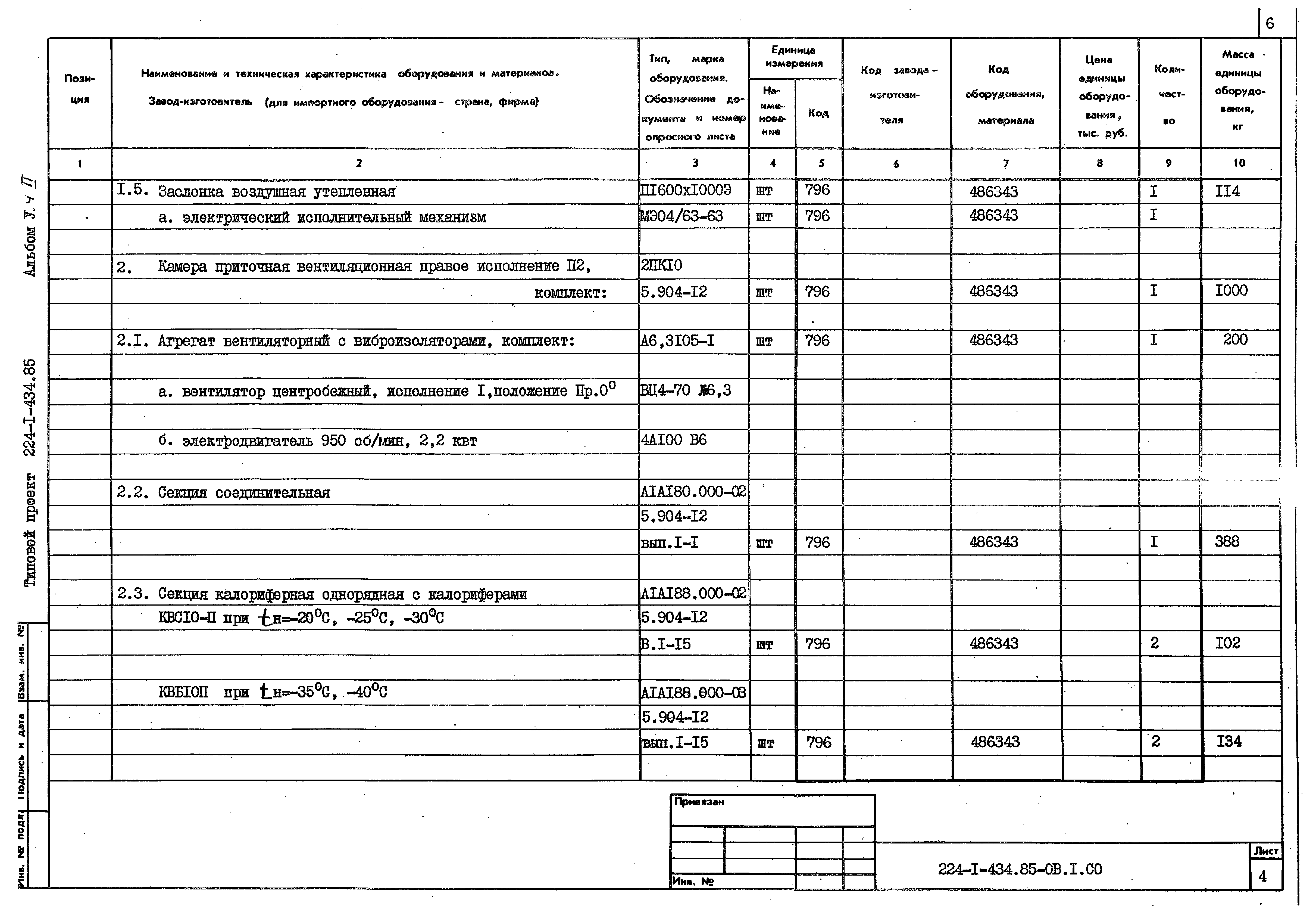 Типовой проект 224-1-434.85