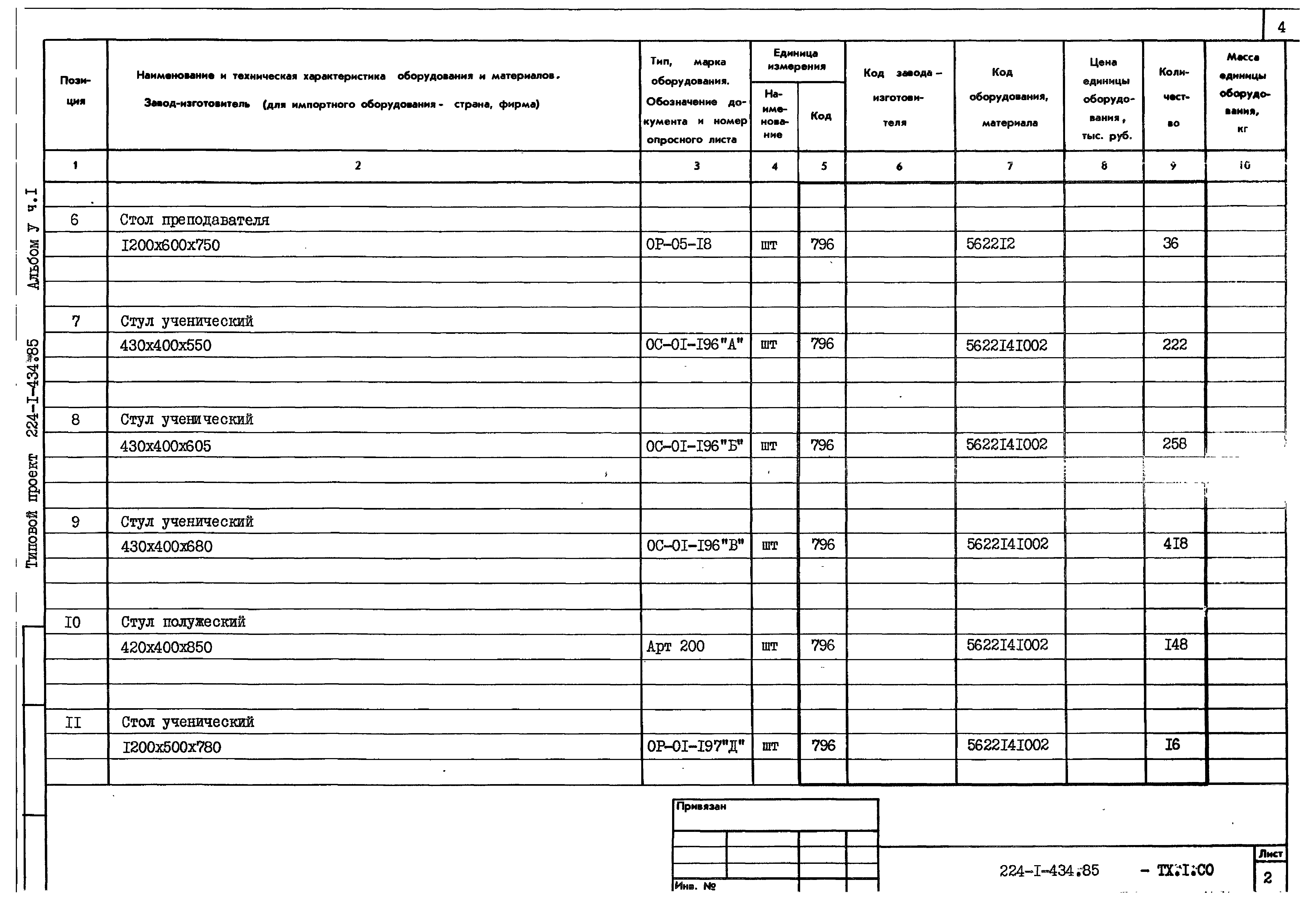 Типовой проект 224-1-434.85