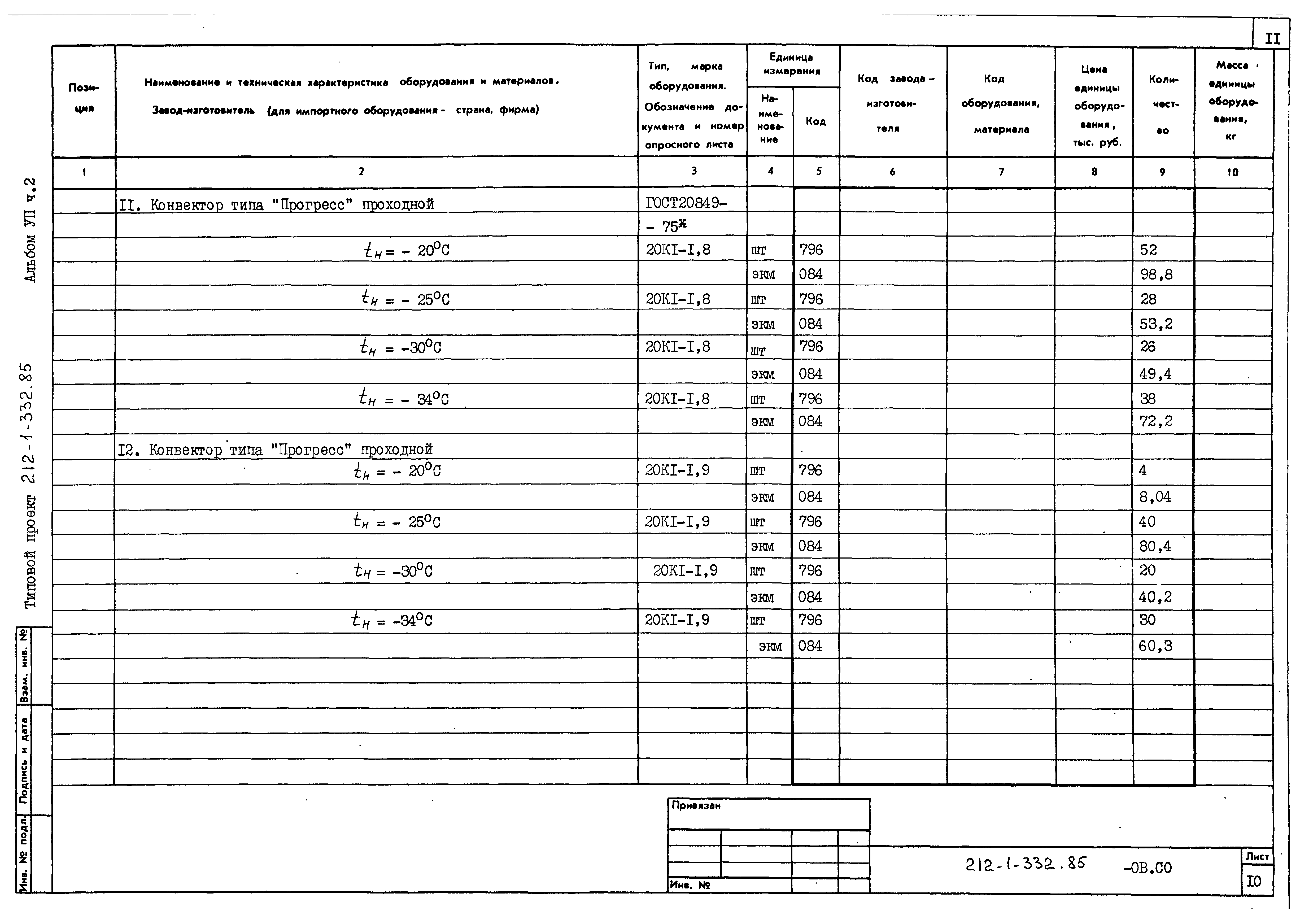 Типовой проект 212-1-332.85