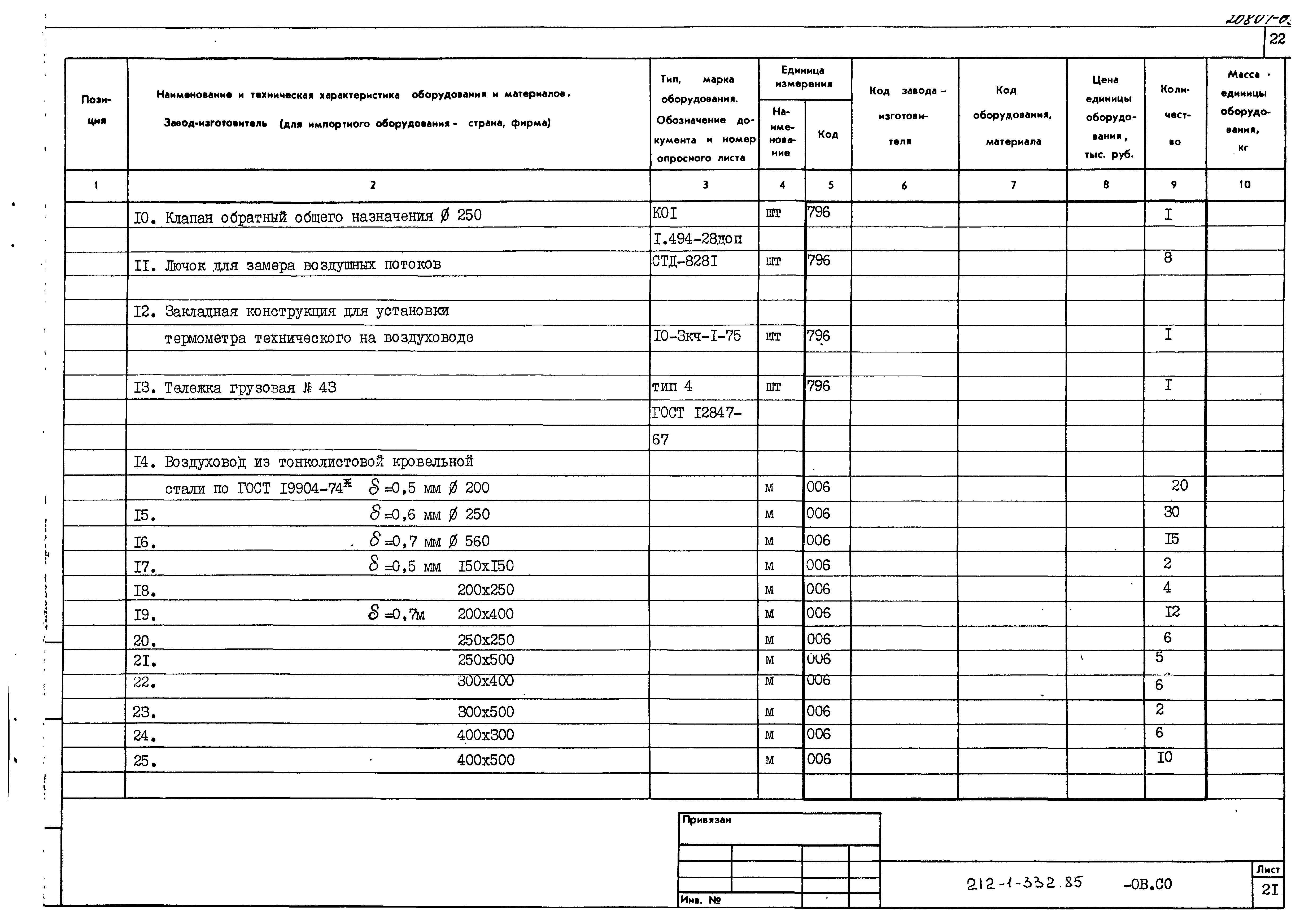 Типовой проект 212-1-332.85