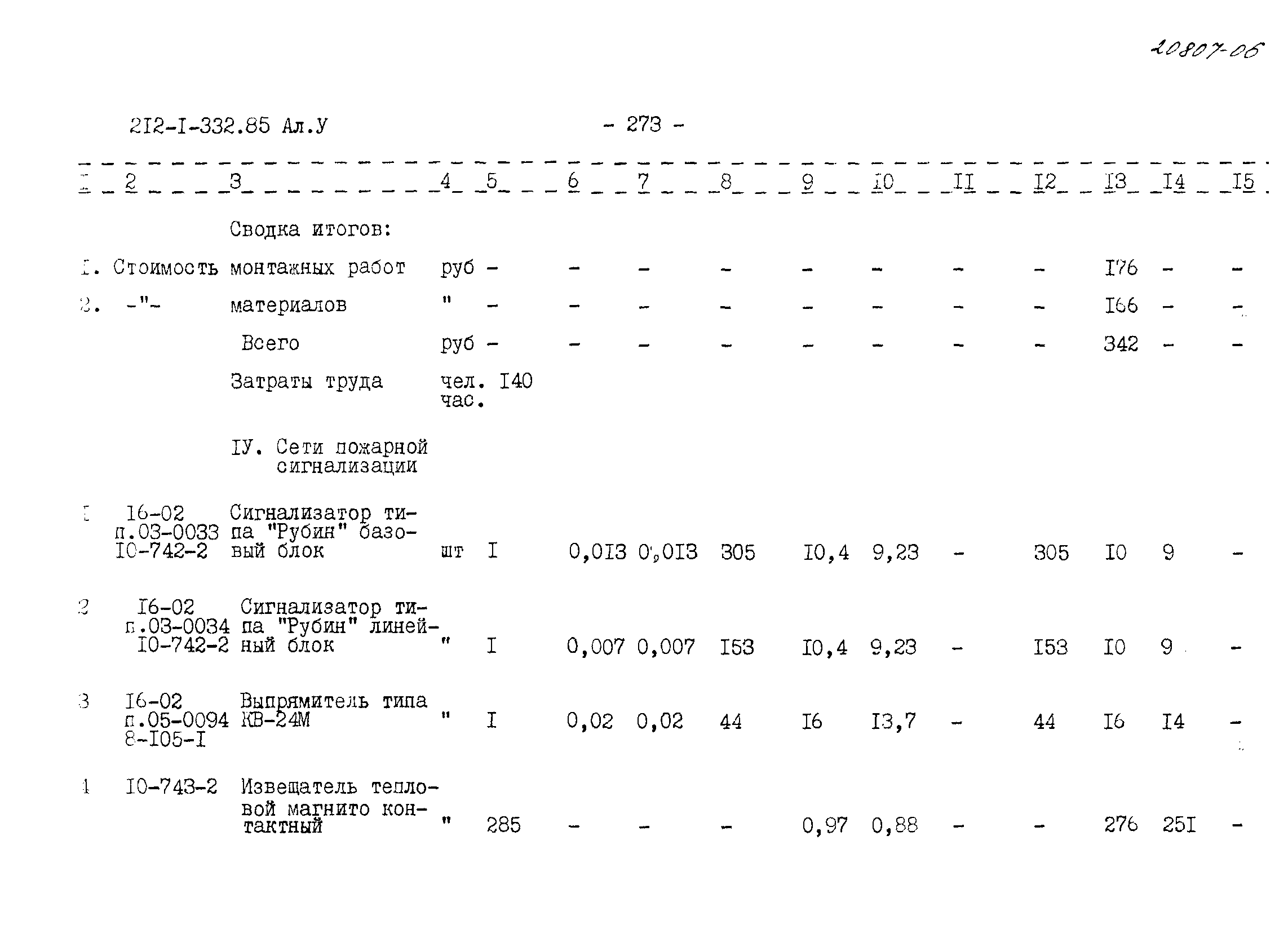 Типовой проект 212-1-332.85