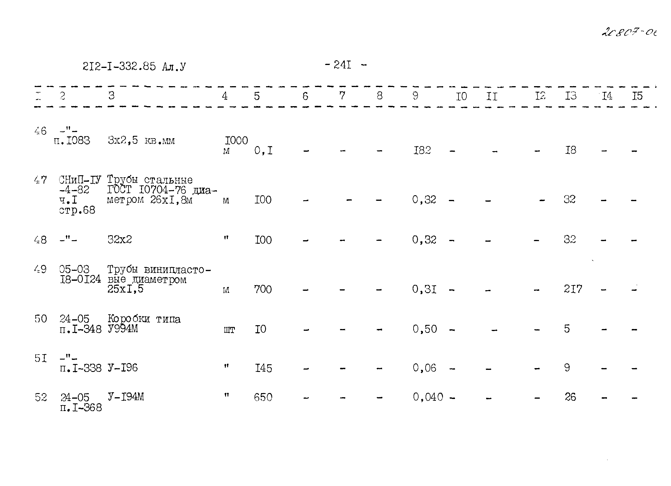 Типовой проект 212-1-332.85