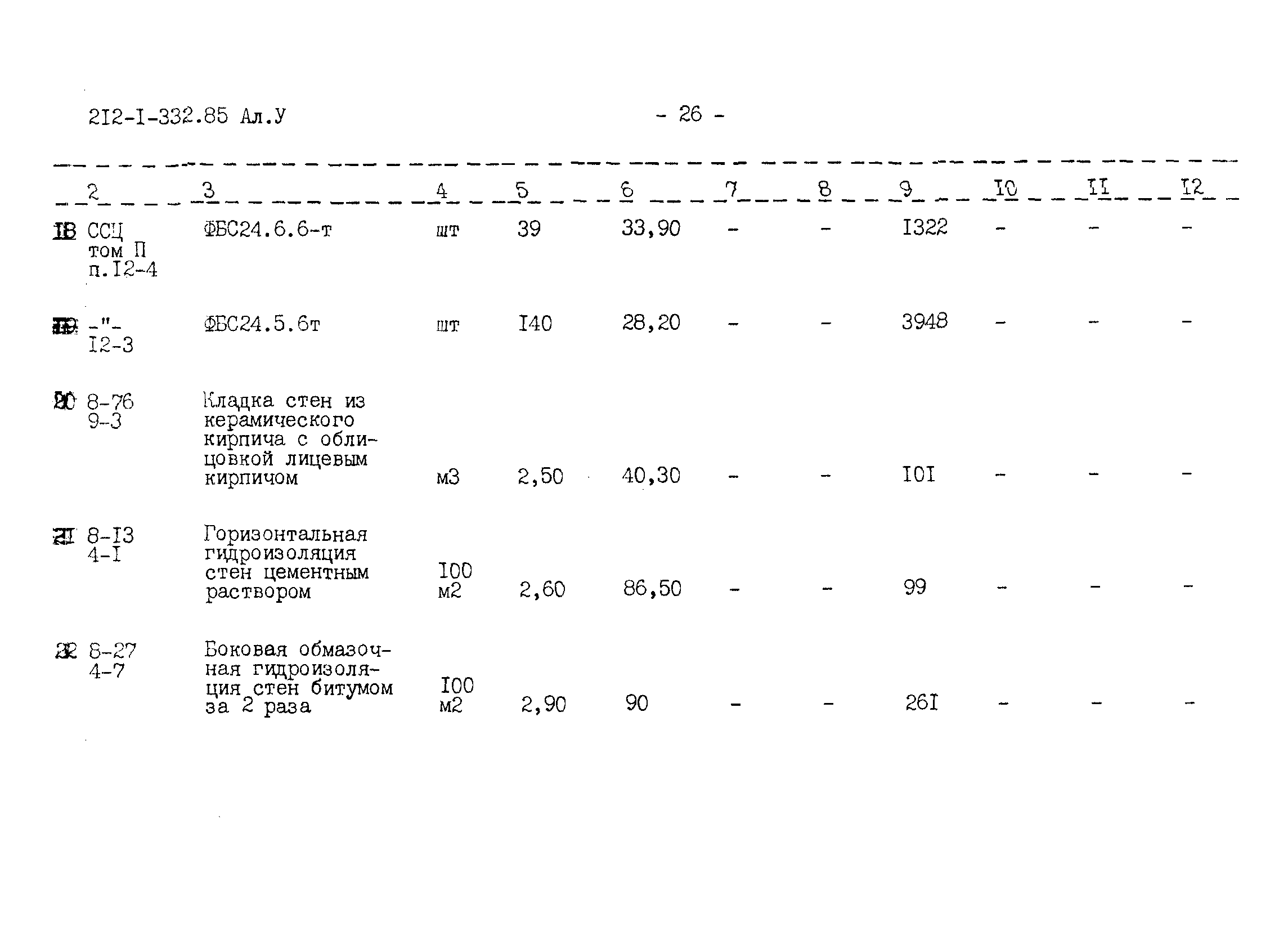 Типовой проект 212-1-332.85