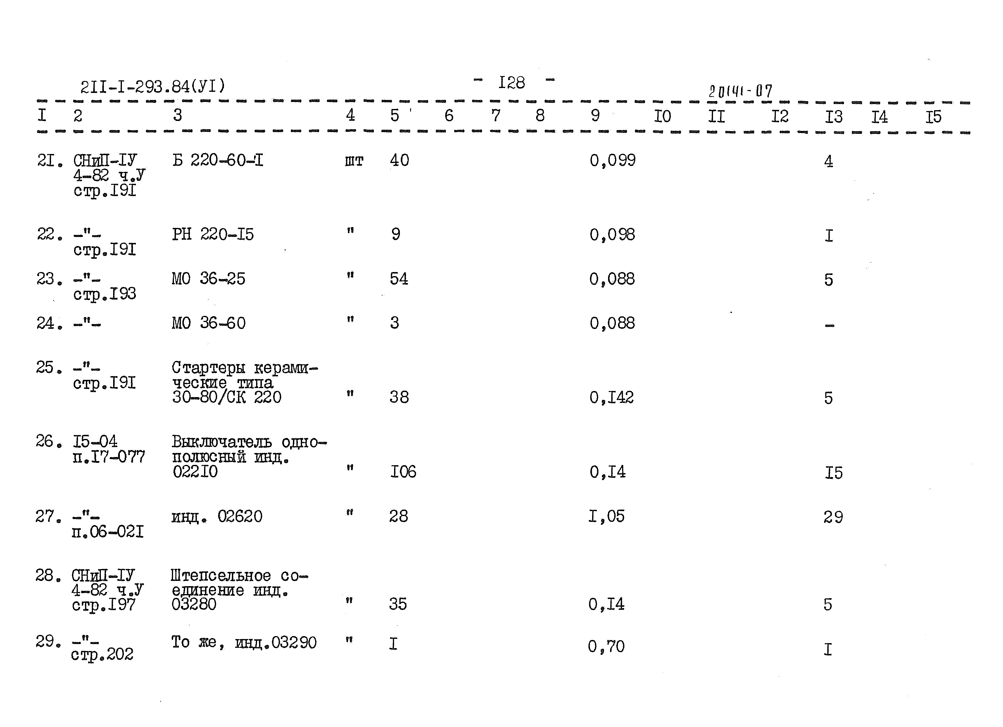 Типовой проект 211-1-293.84