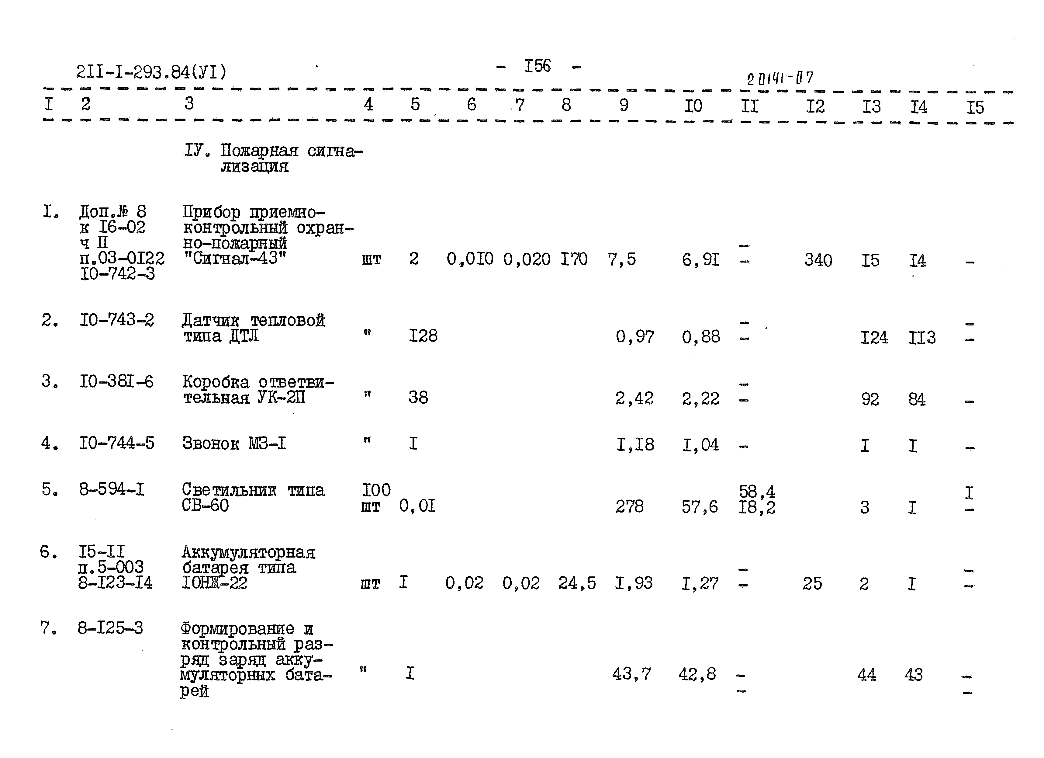 Типовой проект 211-1-293.84