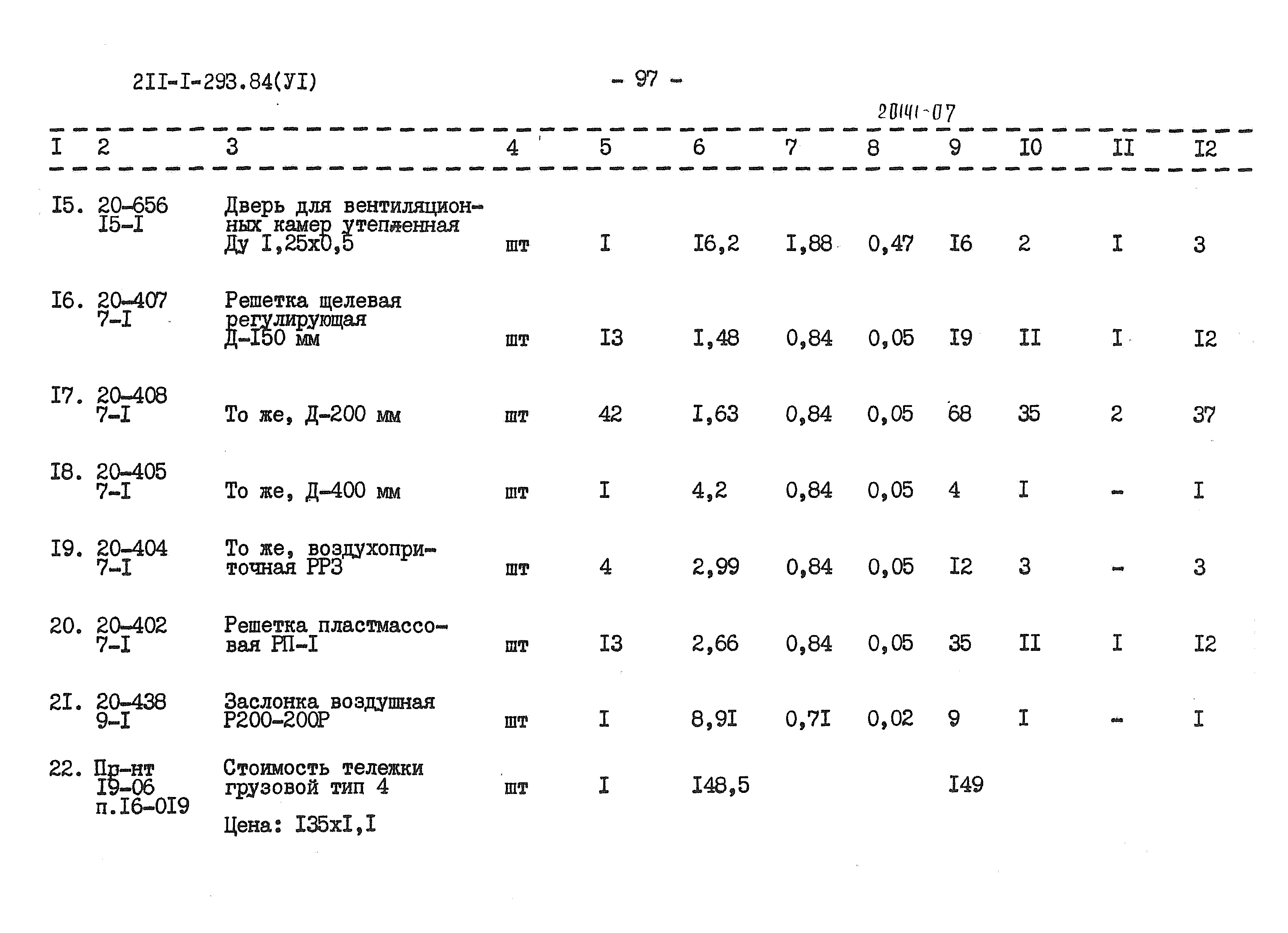 Типовой проект 211-1-293.84