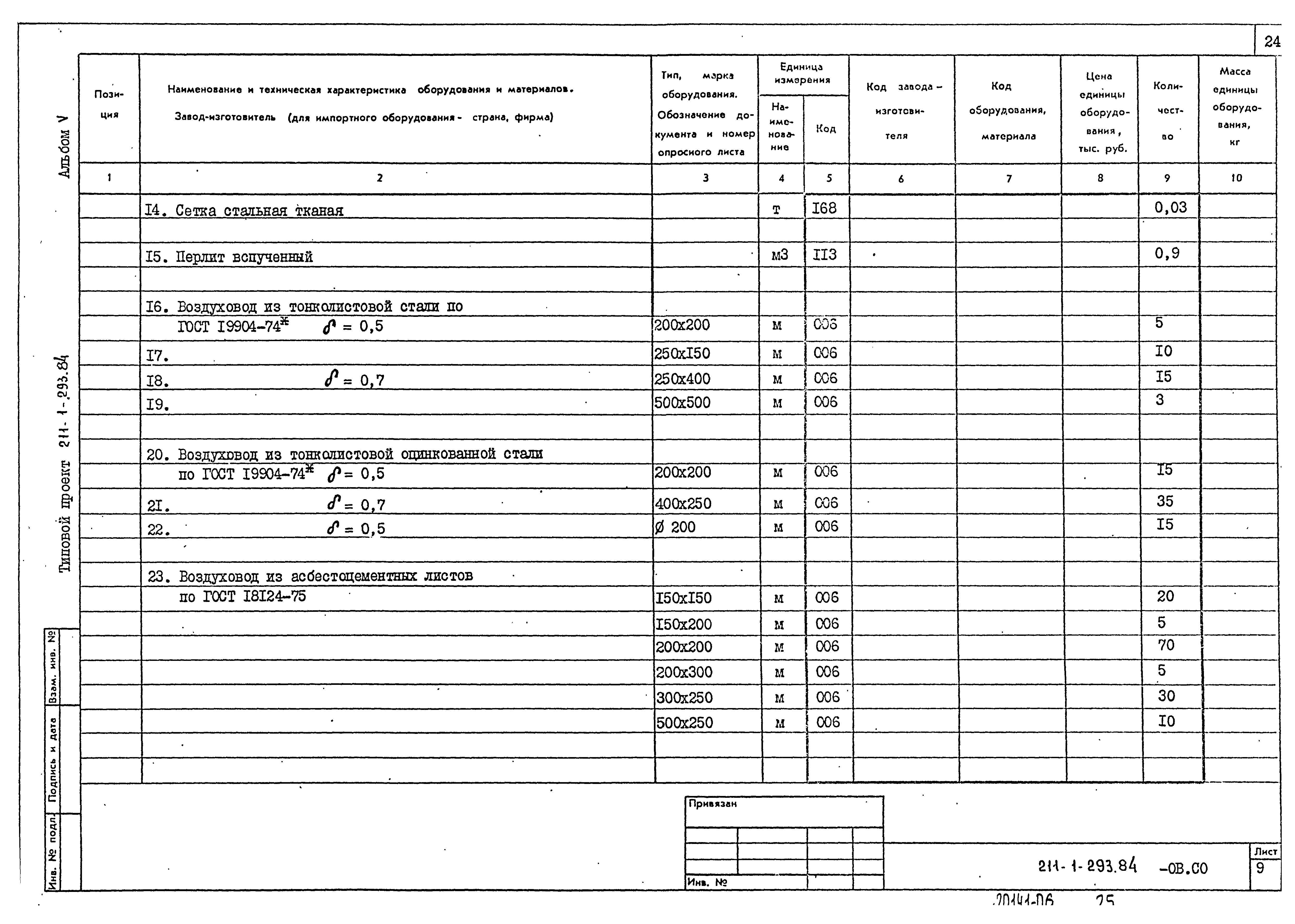 Типовой проект 211-1-293.84