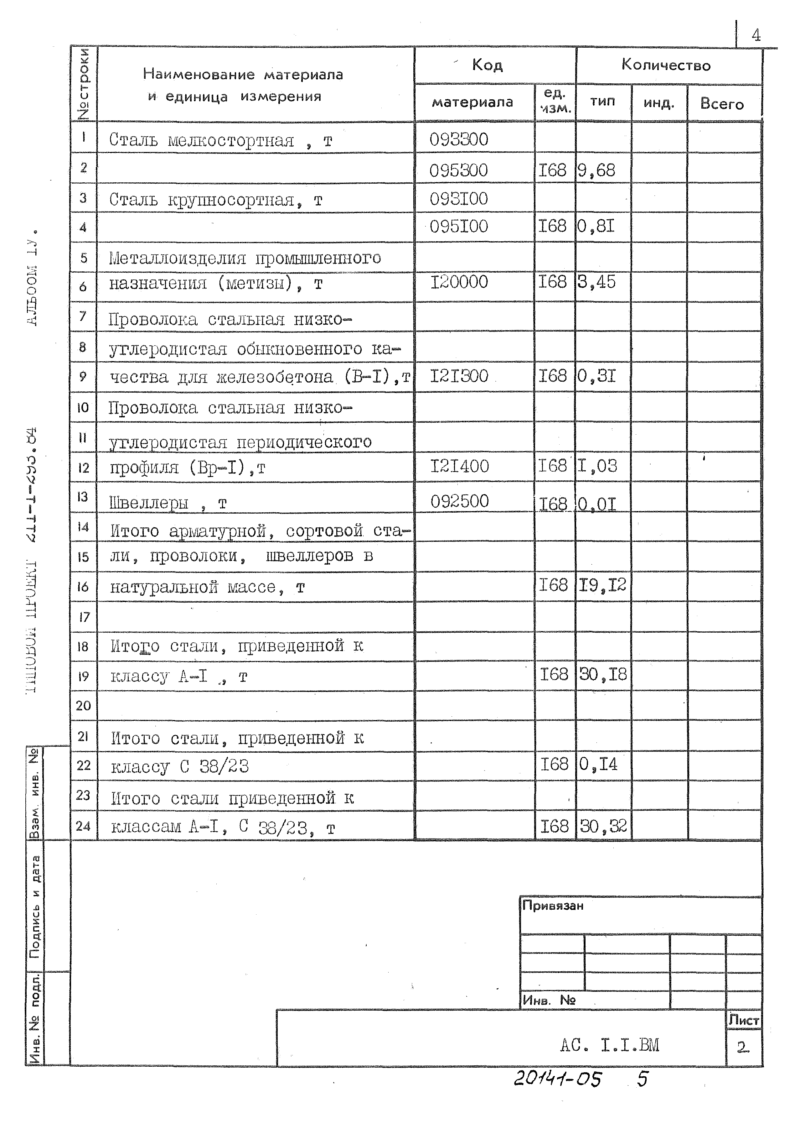 Типовой проект 211-1-293.84